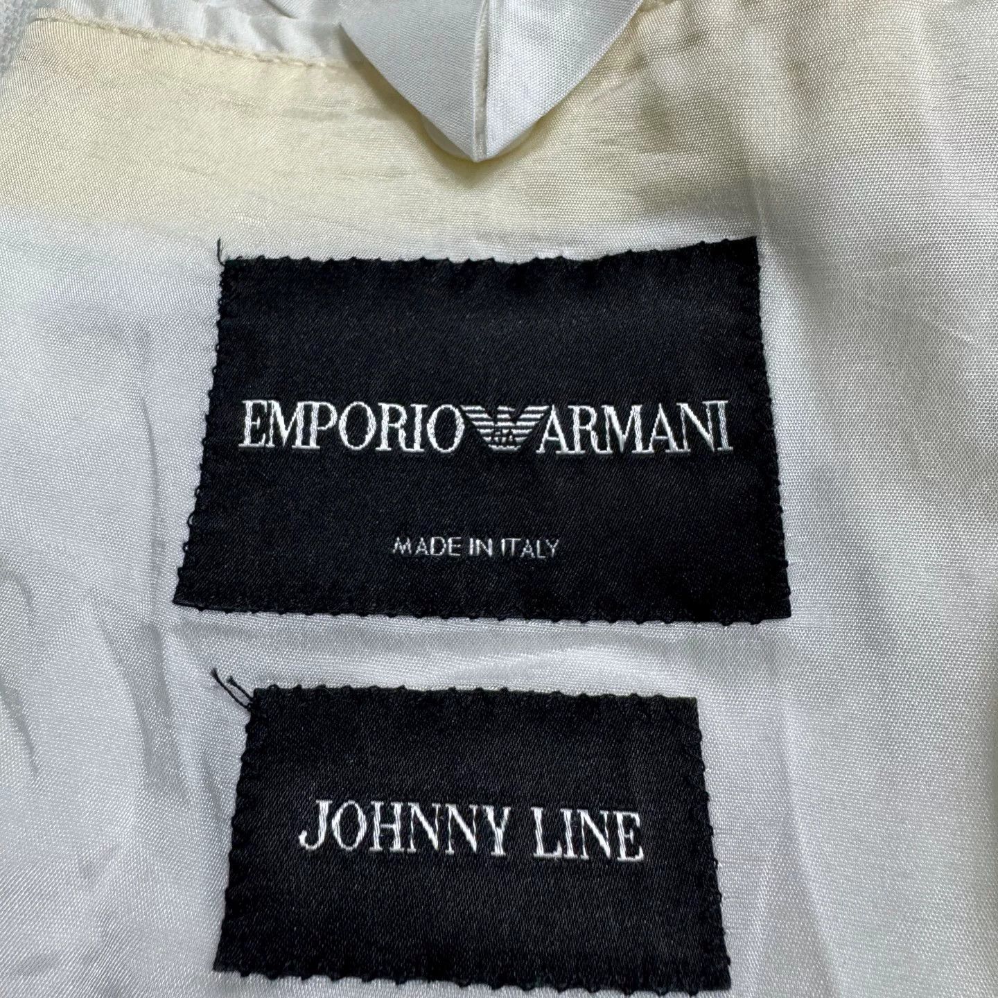 Emporio Armani Emporio Armani Cotton Blend Johnny Line Blazer 36R Size 36R - 4 Thumbnail