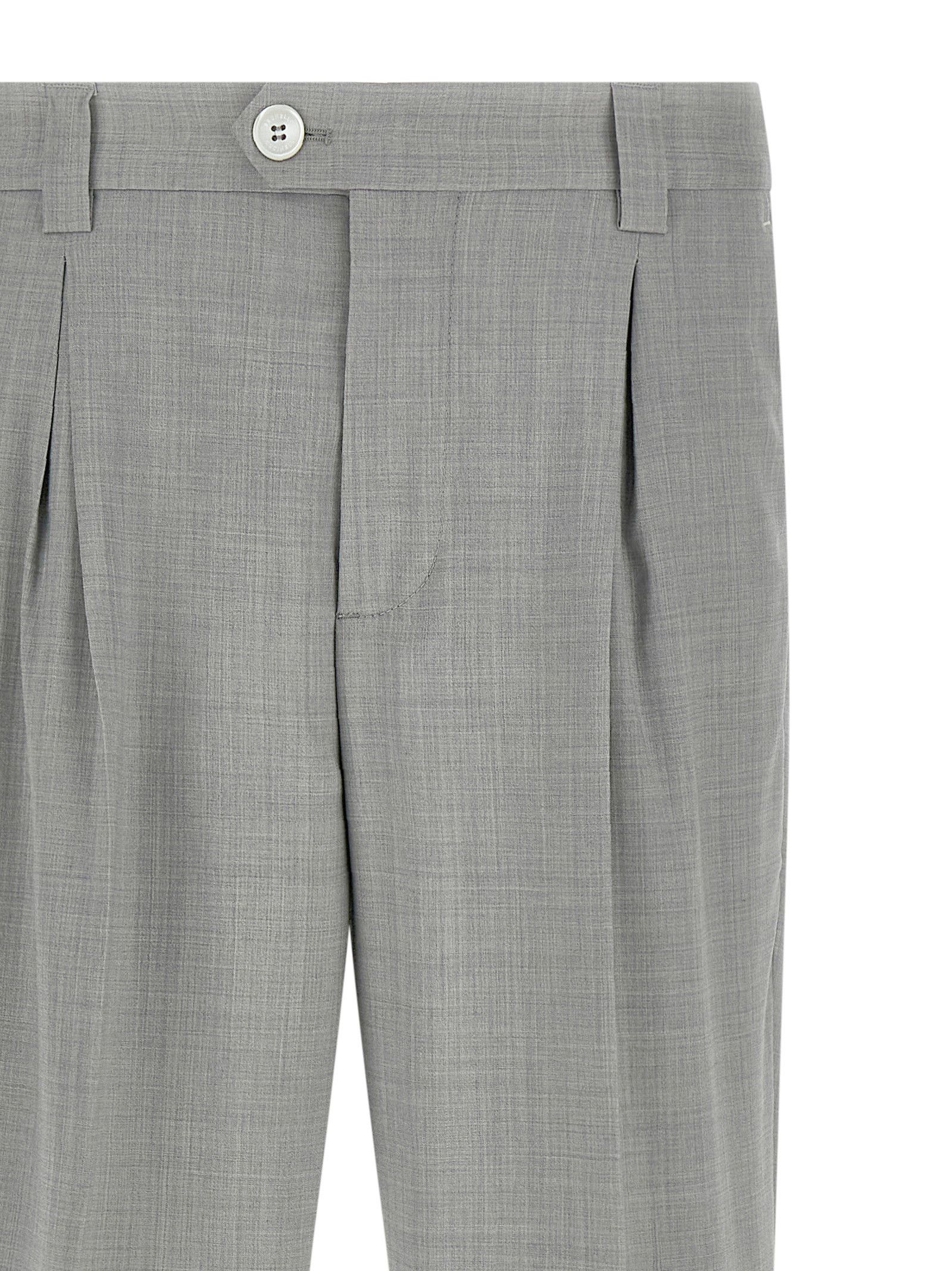 Brunello Cucinelli Mélange Wool Pants Size US 30 / EU 46 - 3 Thumbnail