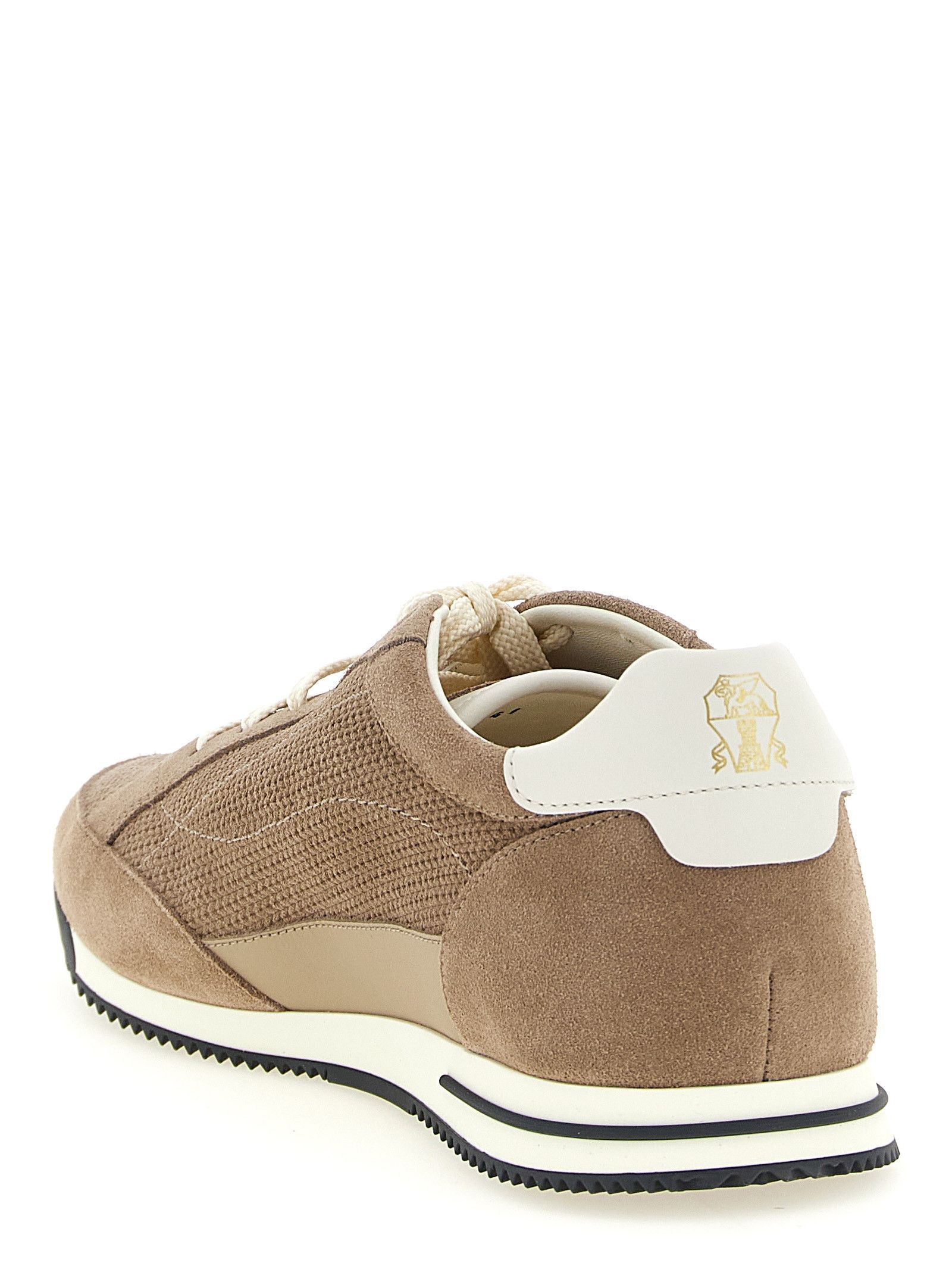 Brunello Cucinelli Knit-Effect Suede Sneakers Size US 11 / EU 44 - 3 Thumbnail