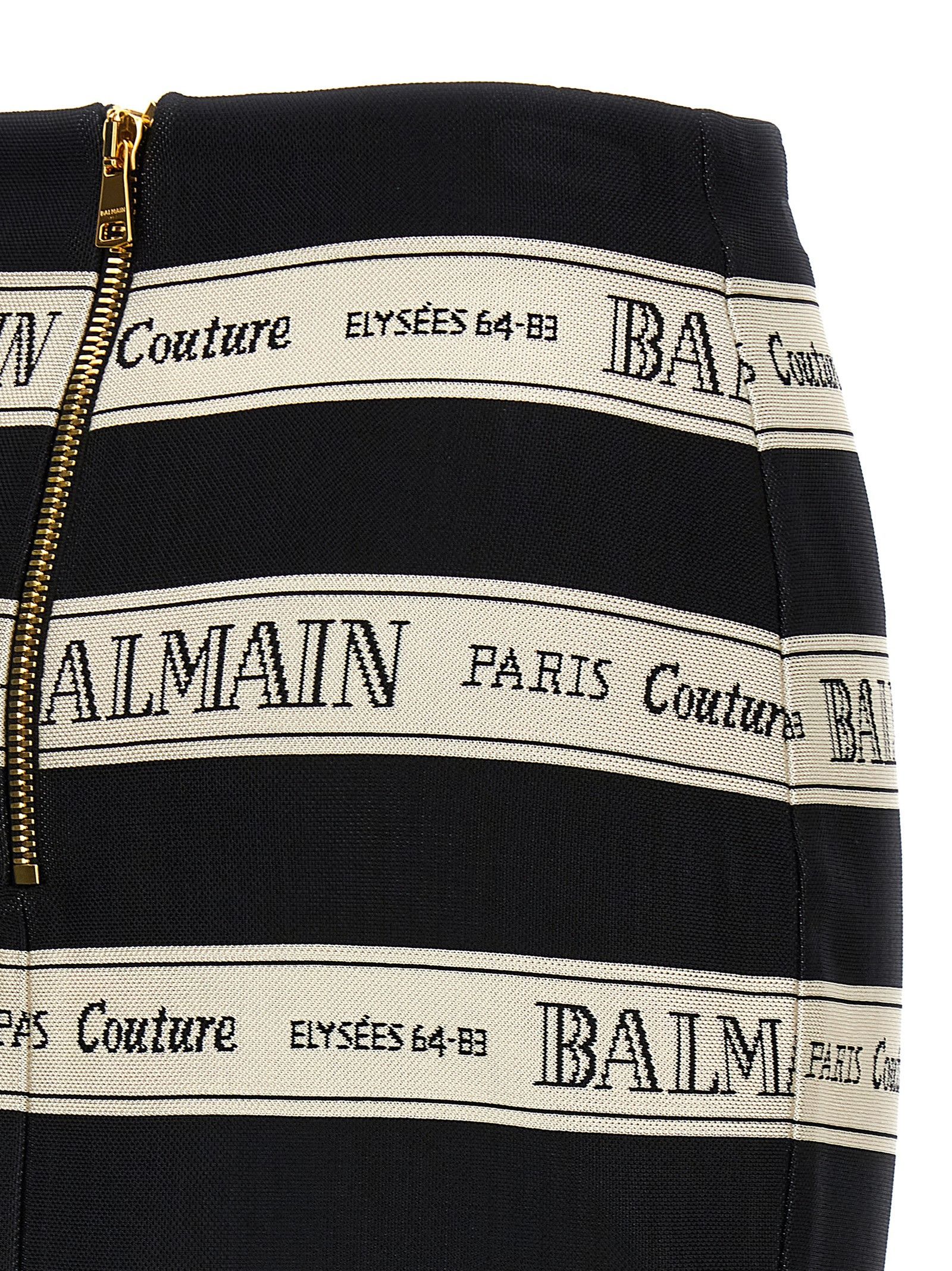Balmain 'Nastro Balmain' Skirt Size 27" / US 4 / IT 40 - 4 Thumbnail