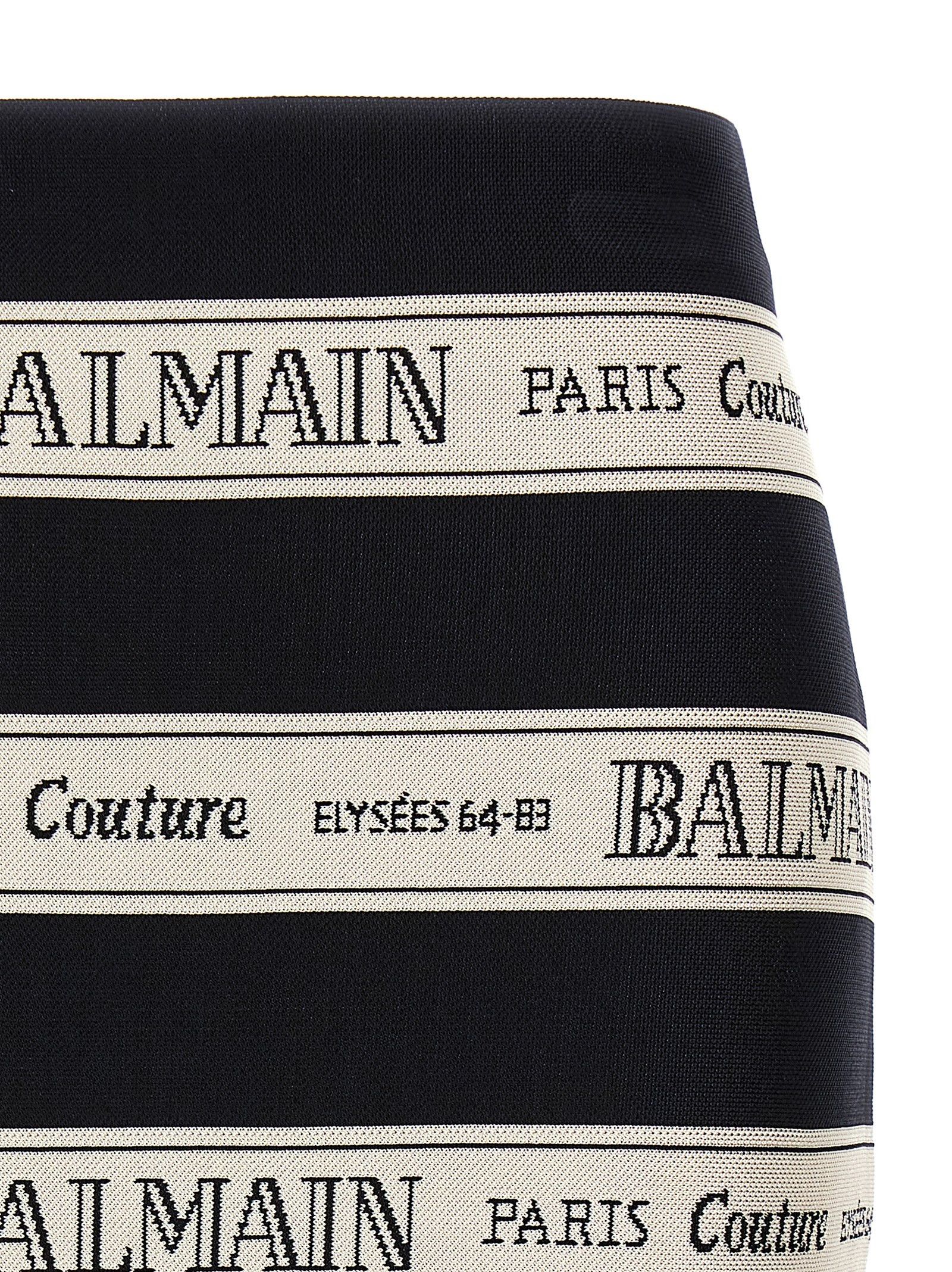 Balmain 'Nastro Balmain' Skirt Size 27" / US 4 / IT 40 - 3 Thumbnail