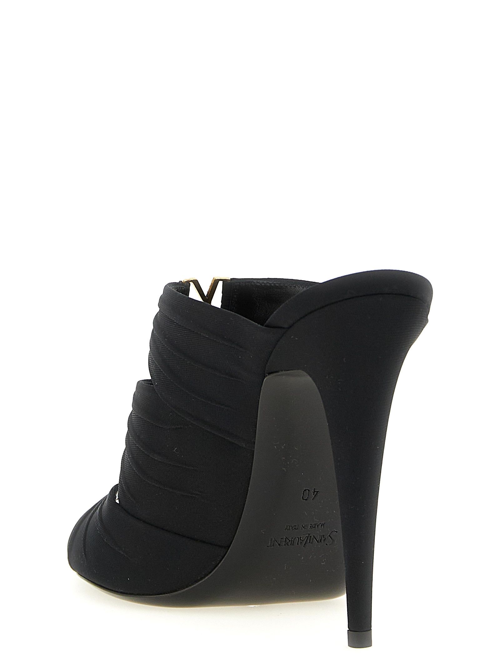 Saint Laurent Paris 'Emilie' Mules Size US 7 / IT 37 - 3 Thumbnail