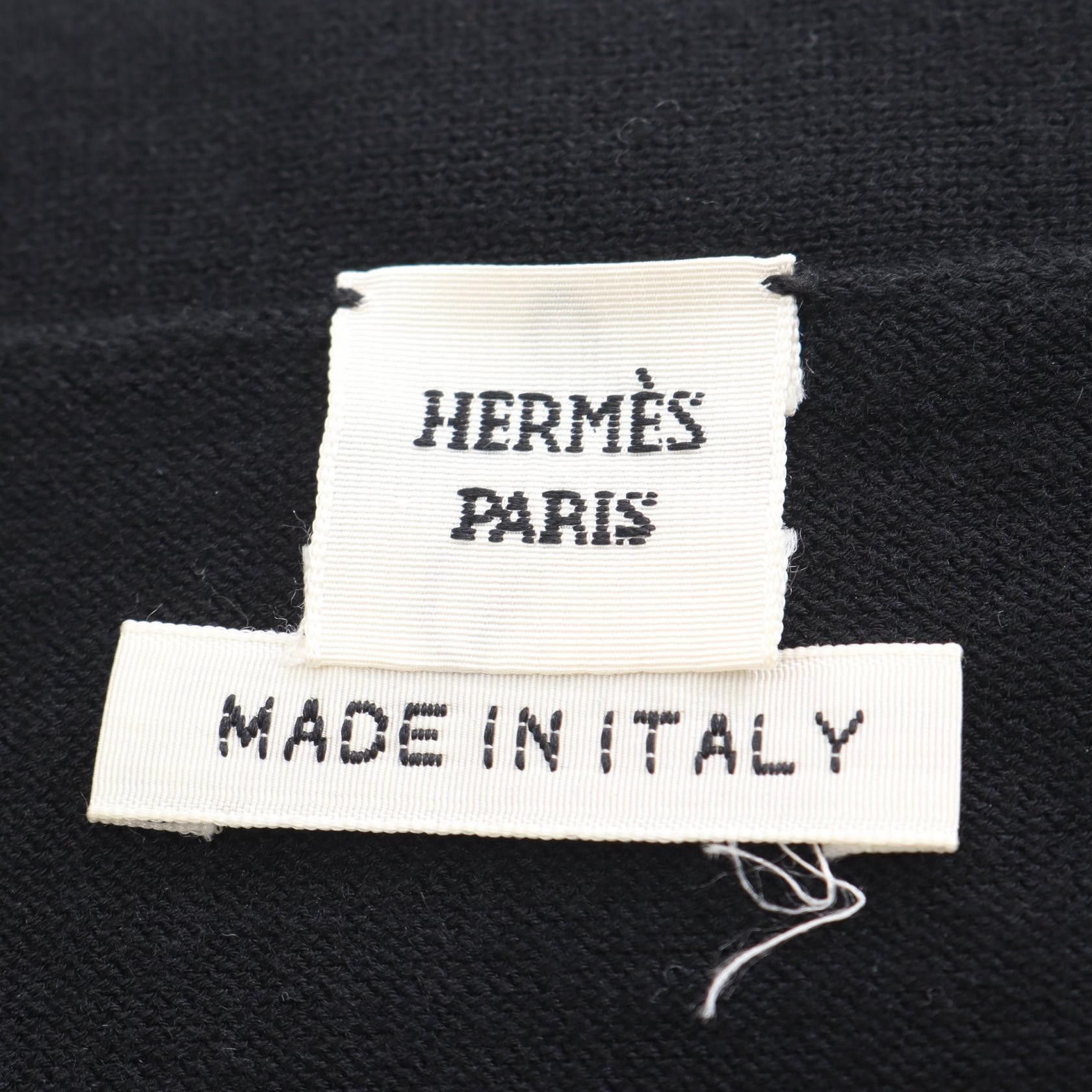 Hermes Hermes Hermes H logo silk cotton knit top Textile Tops DUTY FREE for USA Size ONE SIZE - 3 Thumbnail