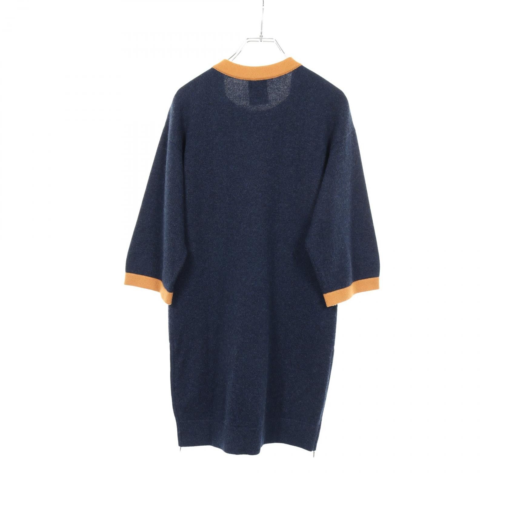 Chanel Chanel Chanel Coco Mark Button Cashmere Dress Textile Dresses P50065K DUTY FREE for USA Size ONE SIZE - 2 Thumbnail