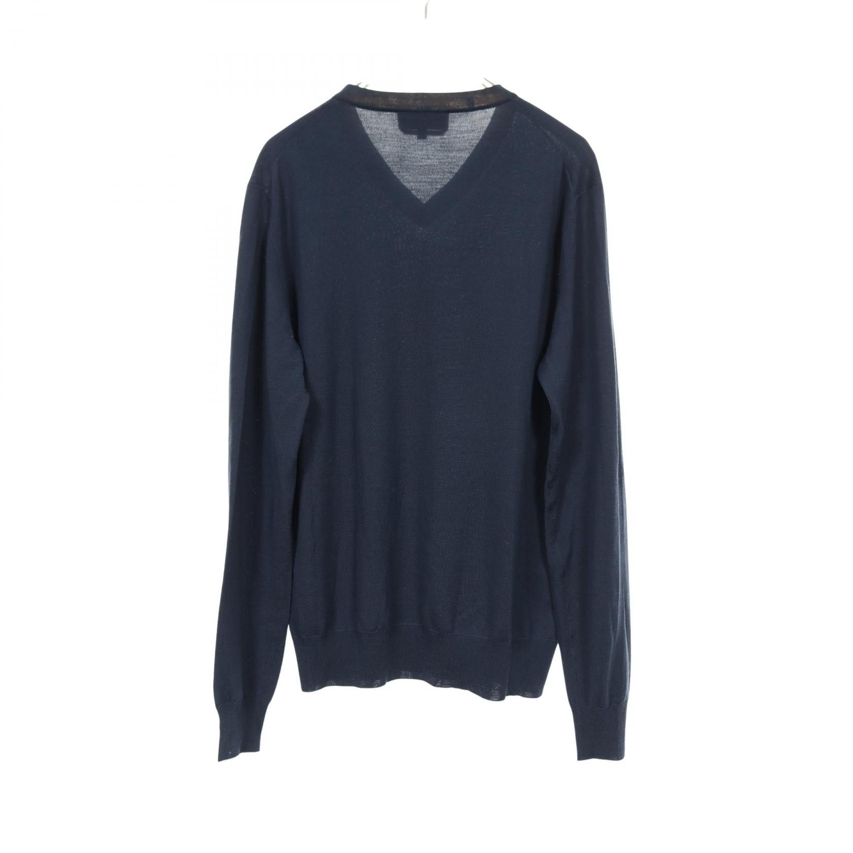 Hermes Hermes Hermes Wool Knit Top Textile Tops DUTY FREE for USA Size ONE SIZE - 2 Thumbnail