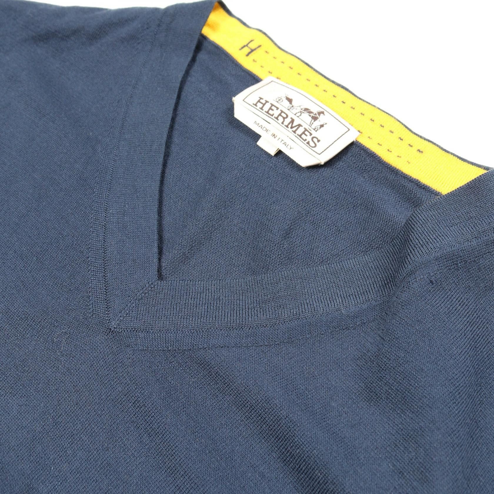 Hermes Hermes Hermes Wool Knit Top Textile Tops DUTY FREE for USA Size ONE SIZE - 8 Thumbnail