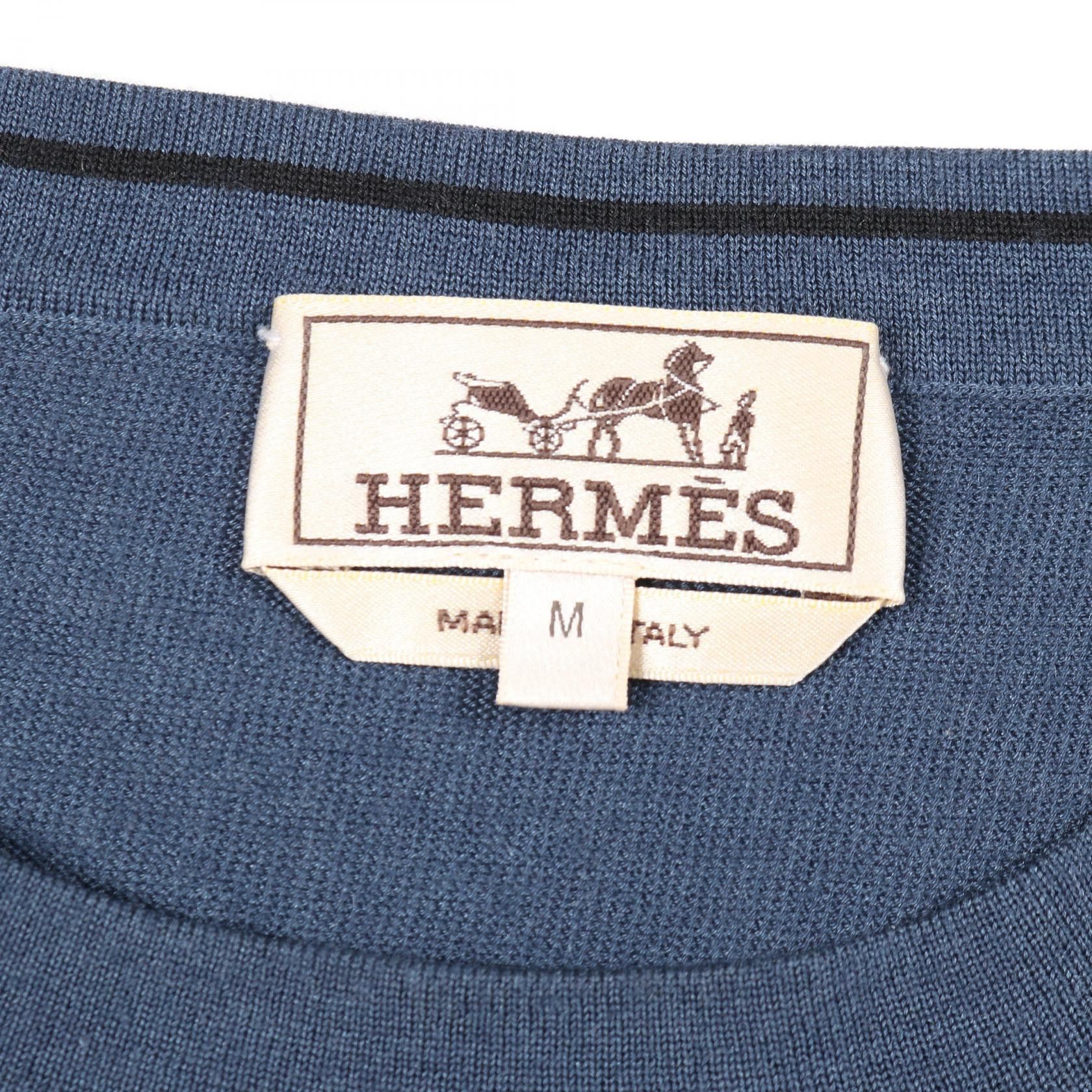 Hermes Hermes Hermes Silk Cashmere Wool Knit Textile Tops DUTY FREE for USA Size ONE SIZE - 3 Thumbnail