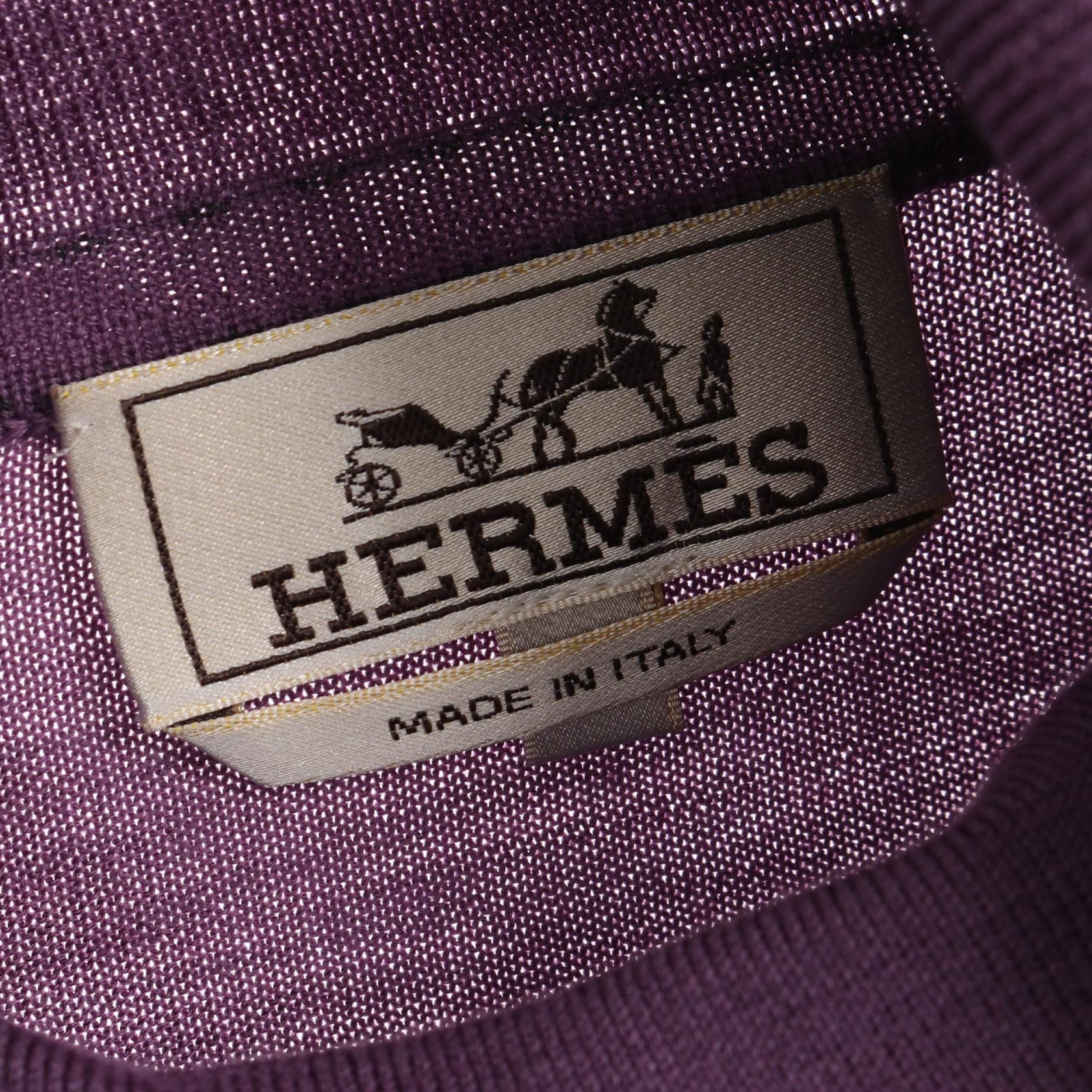 Hermes Hermes Hermes Wool Knitwear Textile Tops DUTY FREE for USA Size ONE SIZE - 3 Thumbnail