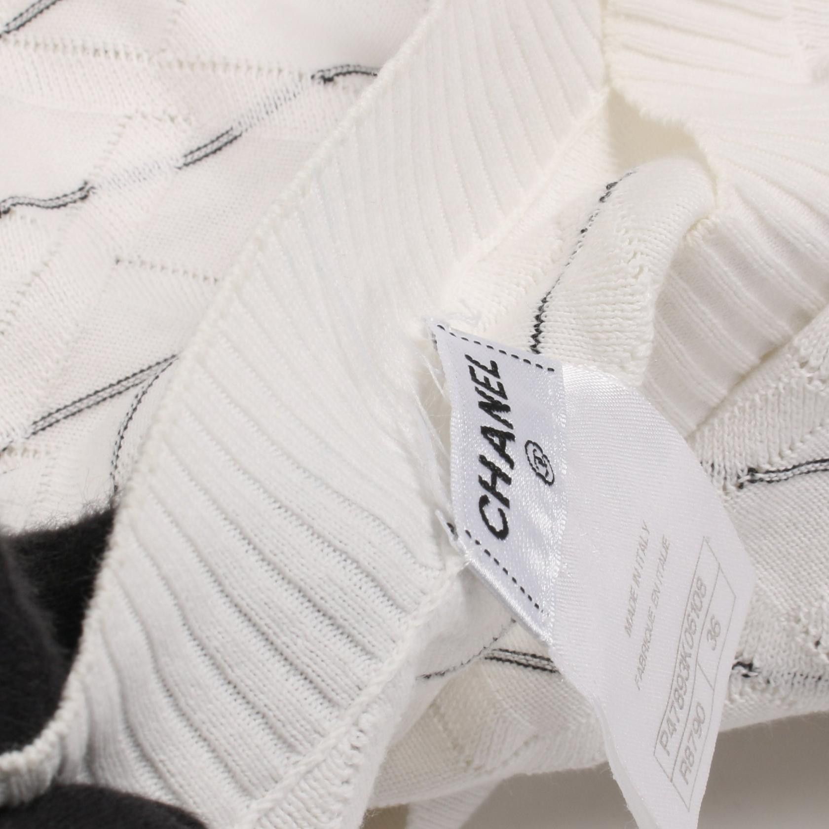 Chanel Chanel Chanel Coco Mark Cotton Knit Top Textile Tops P47893K06108 DUTY FREE for USA Size ONE SIZE - 8 Thumbnail