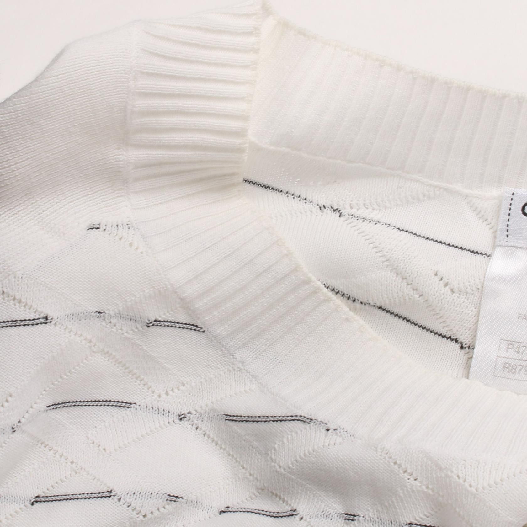 Chanel Chanel Chanel Coco Mark Cotton Knit Top Textile Tops P47893K06108 DUTY FREE for USA Size ONE SIZE - 6 Thumbnail