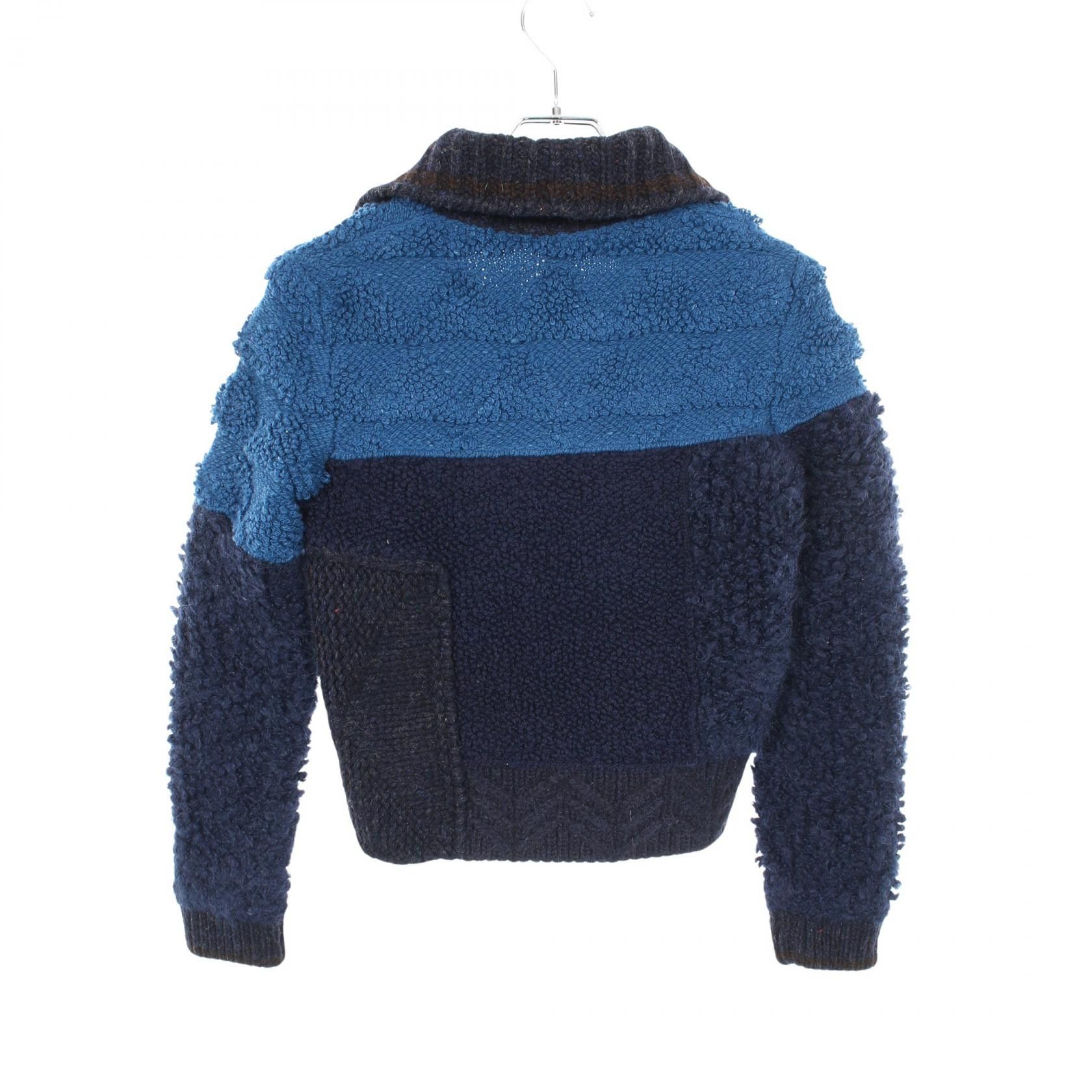 Bottega Veneta Bottega Veneta Bottega Veneta Patchwork Wool Knit Top Textile Tops DUTY FREE for USA Size ONE SIZE - 2 Thumbnail