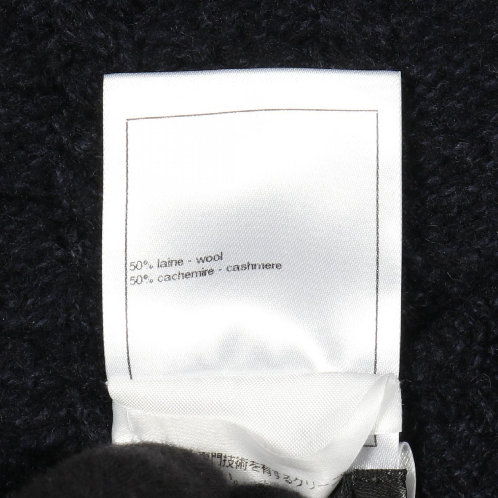 Chanel Chanel Chanel Coco Mark Button Wool Cashmere Dress Textile Dresses P75622K10839 DUTY FREE for USA Size ONE SIZE - 4 Thumbnail
