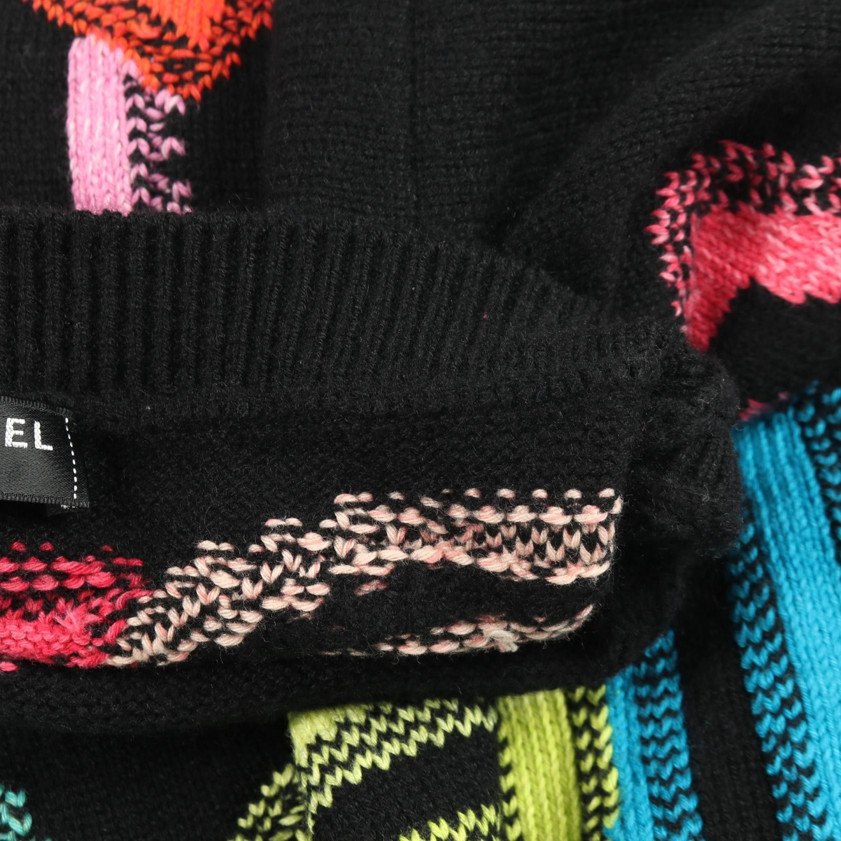 Chanel Chanel Chanel Logo Cashmere Cotton Knit Top Textile Tops P70887K10120 DUTY FREE for USA Size ONE SIZE - 8 Thumbnail