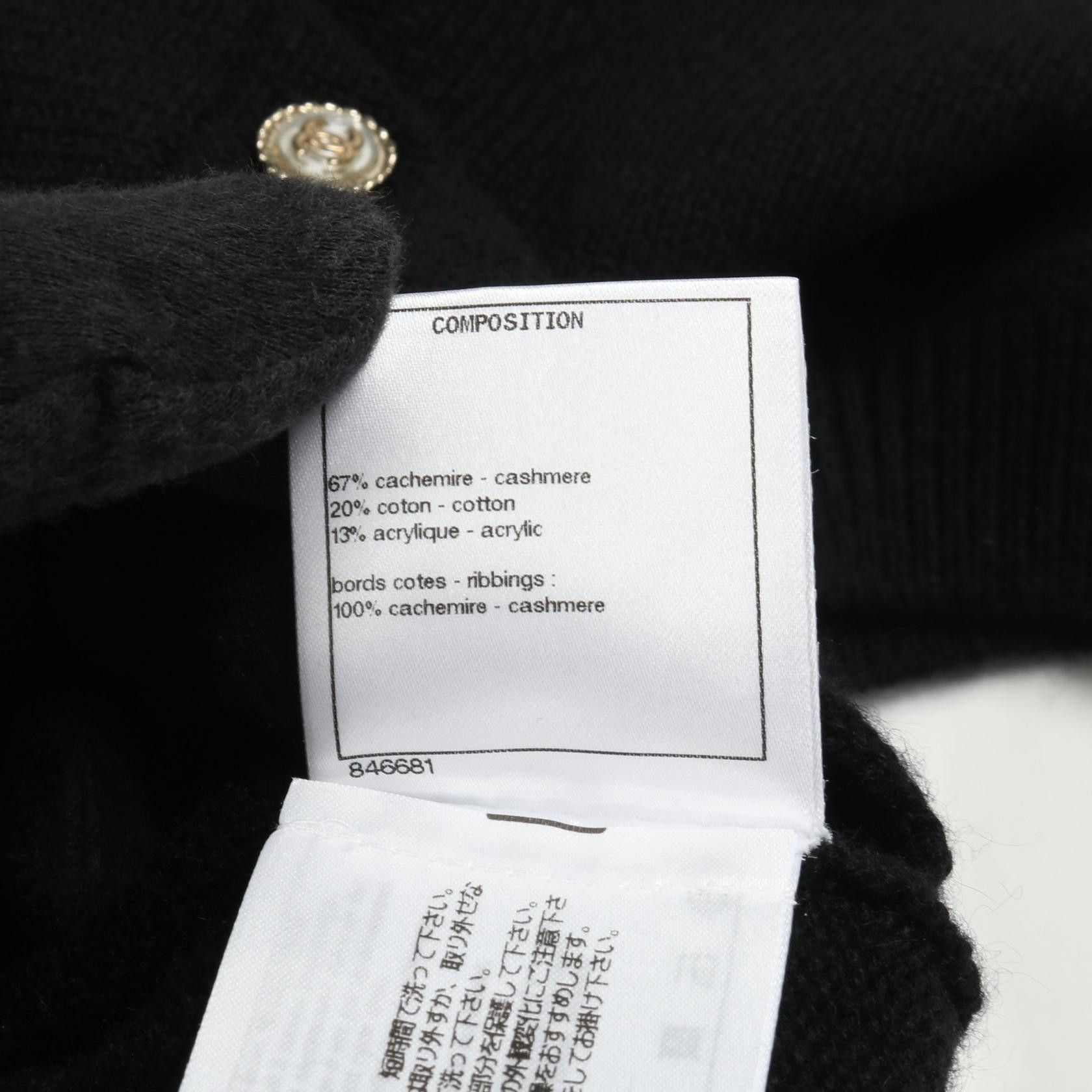 Chanel Chanel Chanel Logo Cashmere Cotton Knit Top Textile Tops P70887K10120 DUTY FREE for USA Size ONE SIZE - 4 Thumbnail