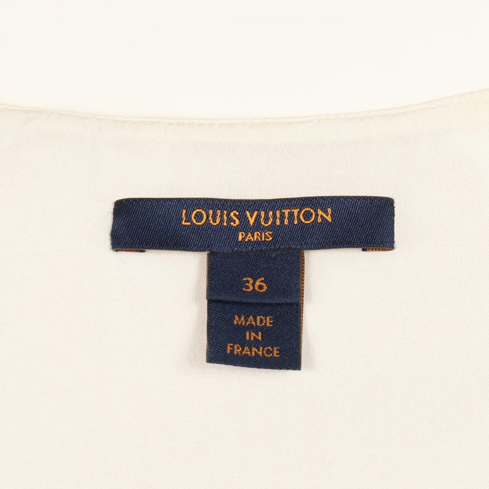 Louis Vuitton Louis Vuitton Louis Vuitton Silk Dress Textile Dresses DUTY FREE for USA Size ONE SIZE - 3 Thumbnail