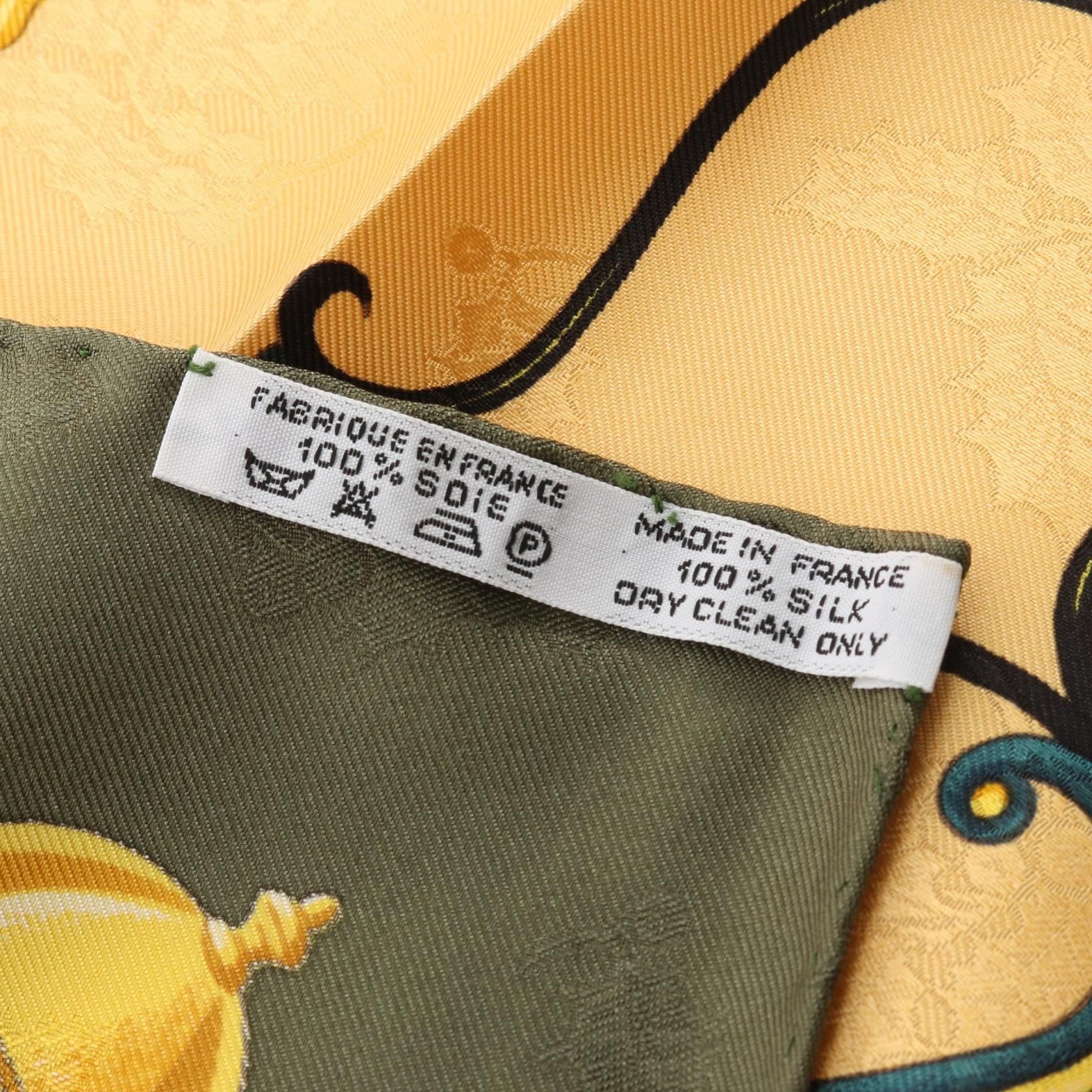 Hermes Hermes Hermes Carre90 Plumes et Grelots Silk Scarf Textile Scarf DUTY FREE for USA Size ONE SIZE - 3 Thumbnail