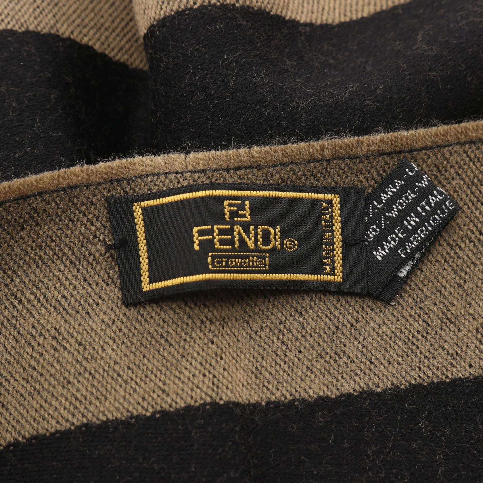 Fendi Fendi FENDI FF Pattern Wool Scarf Textile Scarf DUTY FREE for USA Size ONE SIZE - 3 Thumbnail