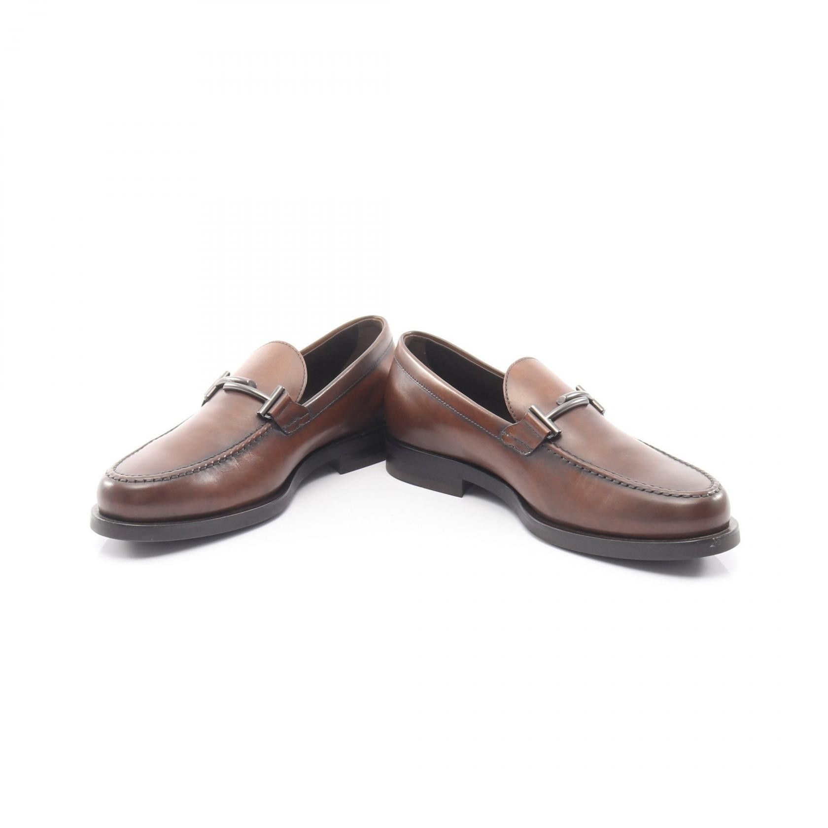 Tod's Tod's Tod's Double T Leather Loafers Leather Shoes DUTY FREE for USA Size ONE SIZE - 3 Thumbnail