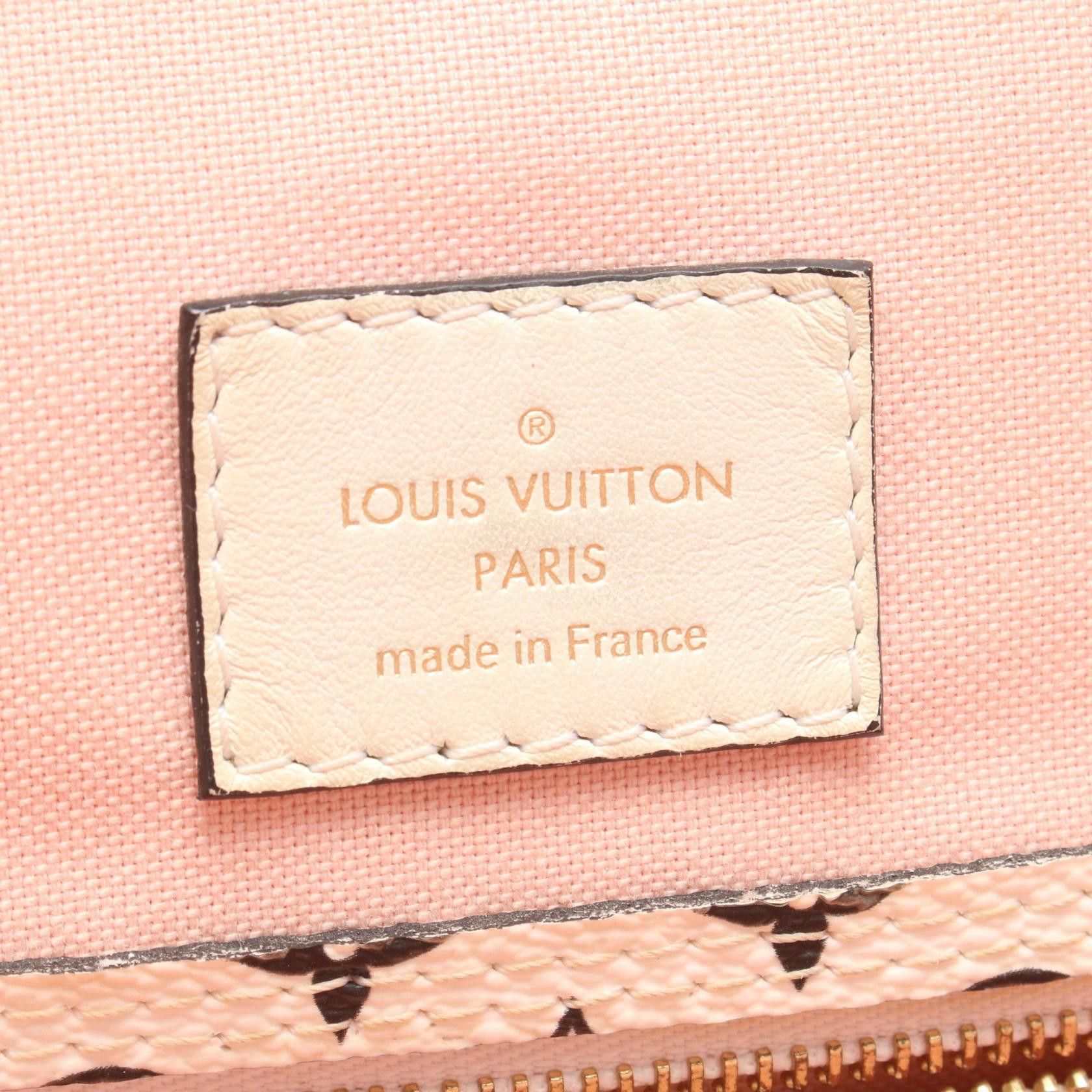 Louis Vuitton Louis Vuitton Louis Vuitton Neverfull MM Monogram Giant Coated Canvas Tote Bag Textile Tote Bag M44567 DUTY FREE for USA Size ONE SIZE - 4 Thumbnail