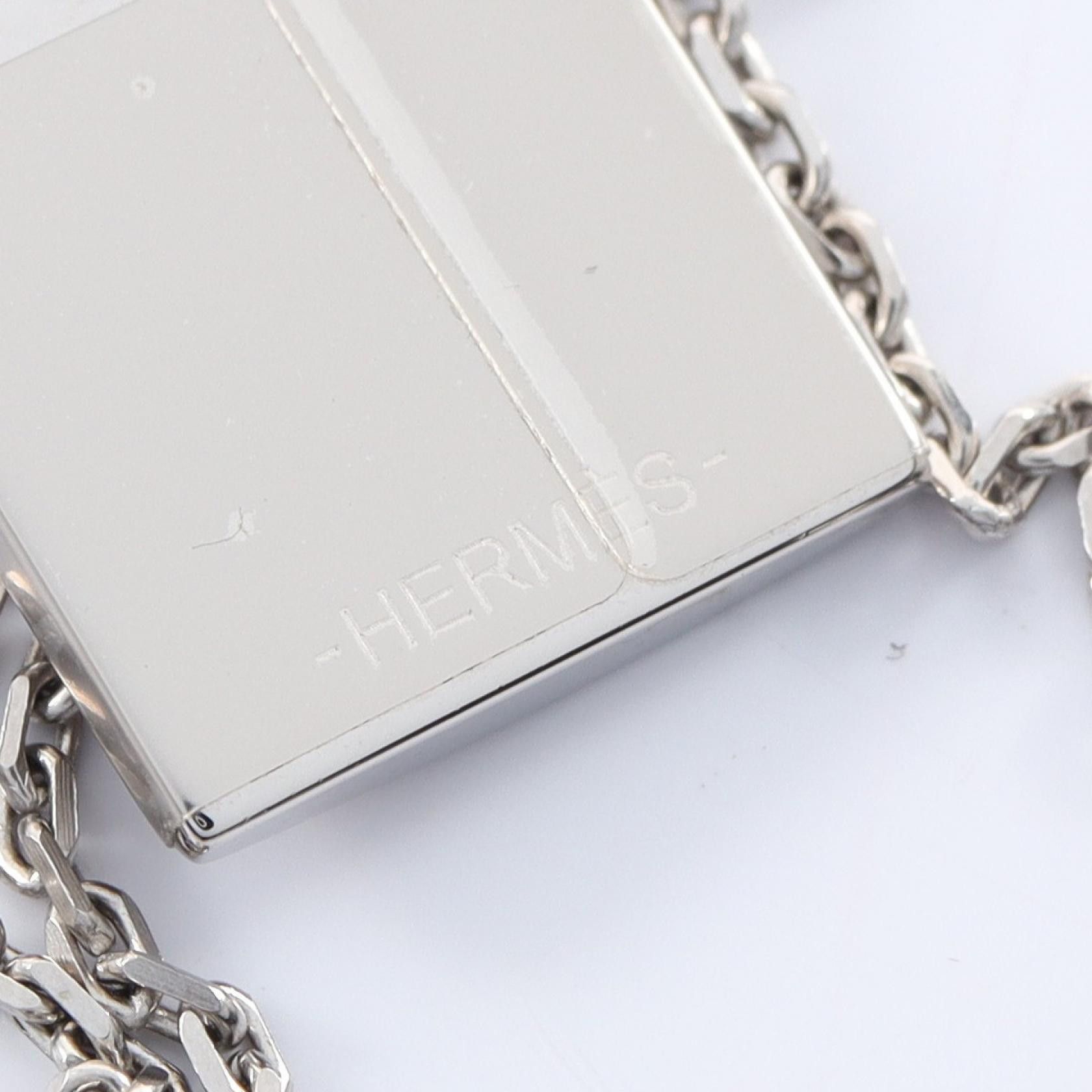 Hermes Hermes Hermes O’Kelly Swift Stainless Steel Necklace Leather Necklace DUTY FREE for USA Size ONE SIZE - 5 Thumbnail