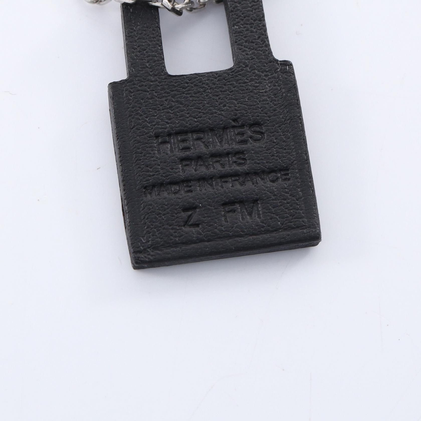 Hermes Hermes Hermes O’Kelly Swift Stainless Steel Necklace Leather Necklace DUTY FREE for USA Size ONE SIZE - 6 Thumbnail