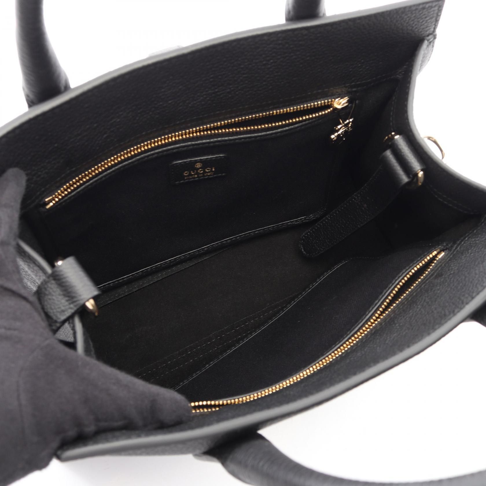 Gucci Gucci Gucci Hook Closure Medium 2way Leather Tote Bag Leather Tote Bag 806205 DUTY FREE for USA Size ONE SIZE - 3 Thumbnail