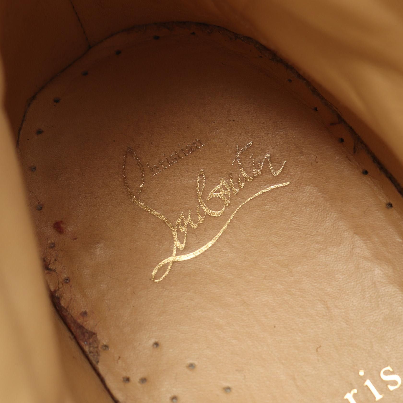 Christian Louboutin Christian Louboutin Christian Louboutin TORONT FLAT Suede Shearling Boots Leather Shoes DUTY FREE for USA Size ONE SIZE - 5 Thumbnail