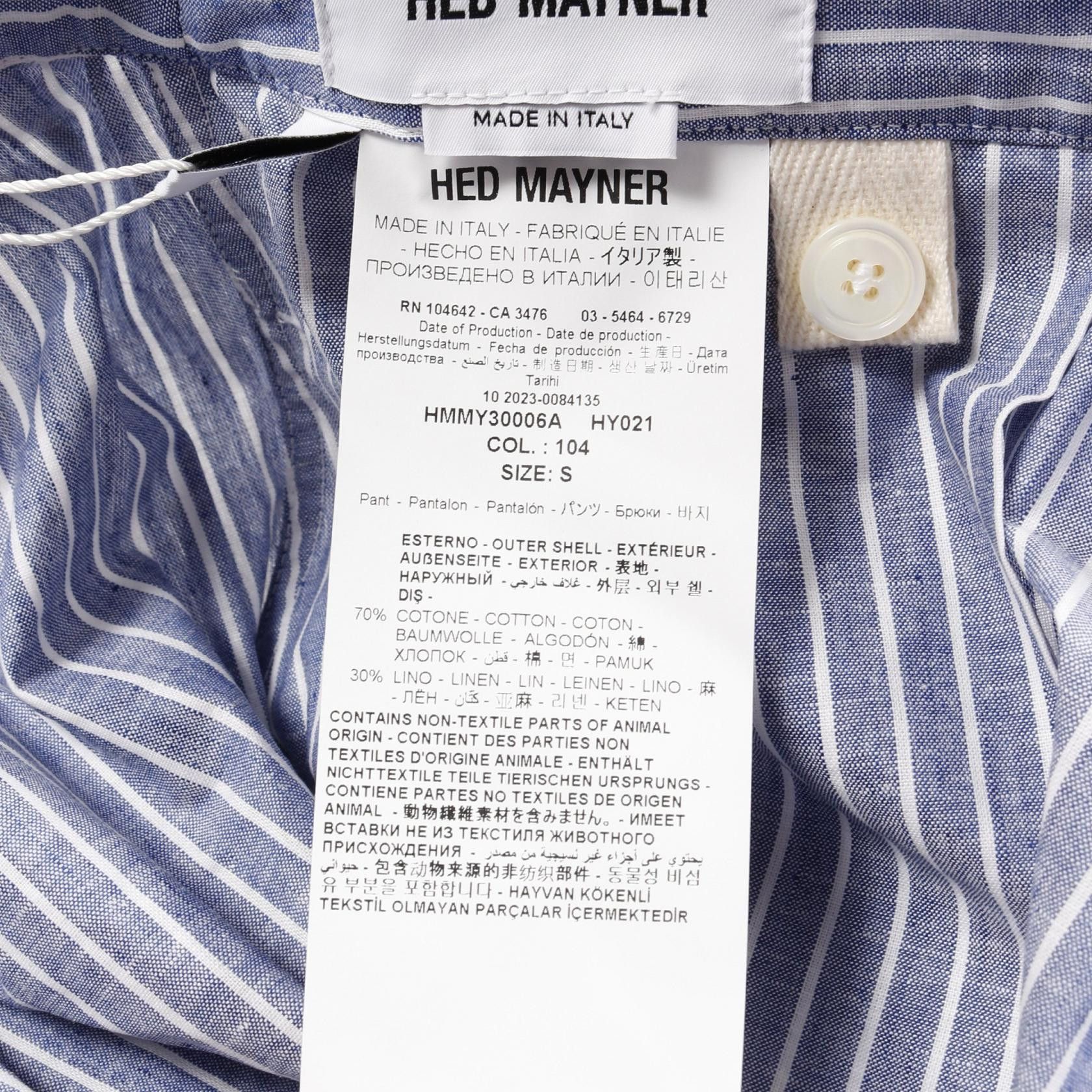 Other Other Hed Mayner Paper Touch Oxford Cotton Pants Textile Bottoms DUTY FREE for USA Size ONE SIZE - 4 Thumbnail