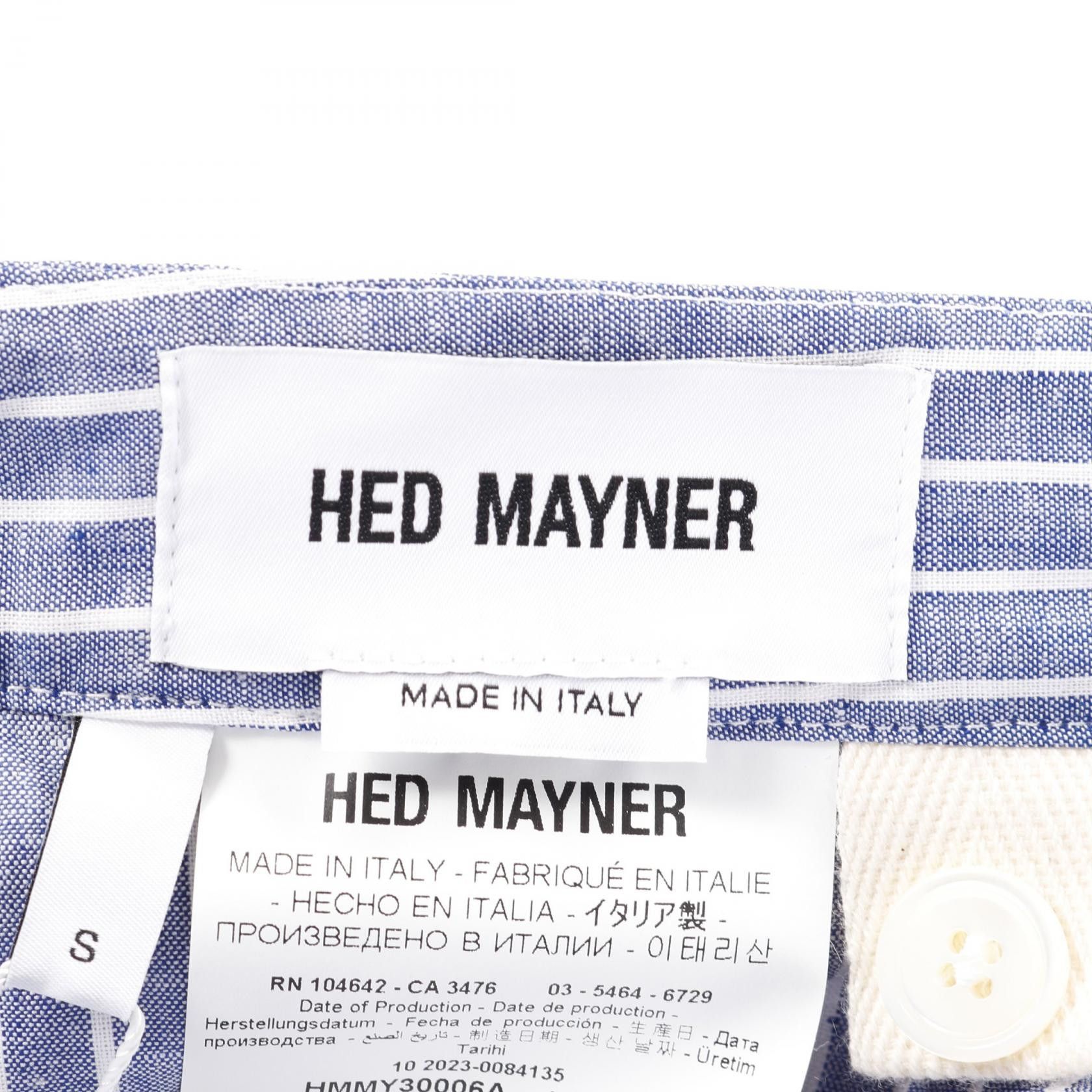Other Other Hed Mayner Paper Touch Oxford Cotton Pants Textile Bottoms DUTY FREE for USA Size ONE SIZE - 3 Thumbnail