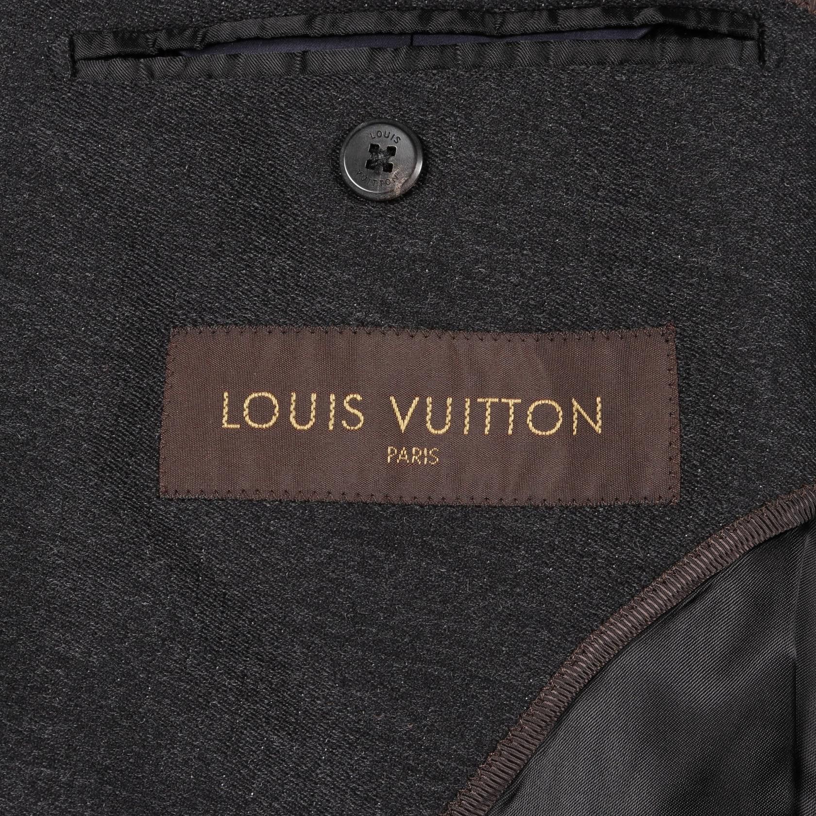 Louis Vuitton Louis Vuitton Louis Vuitton Wool Coat Textile Outerwear DUTY FREE for USA Size ONE SIZE - 3 Thumbnail
