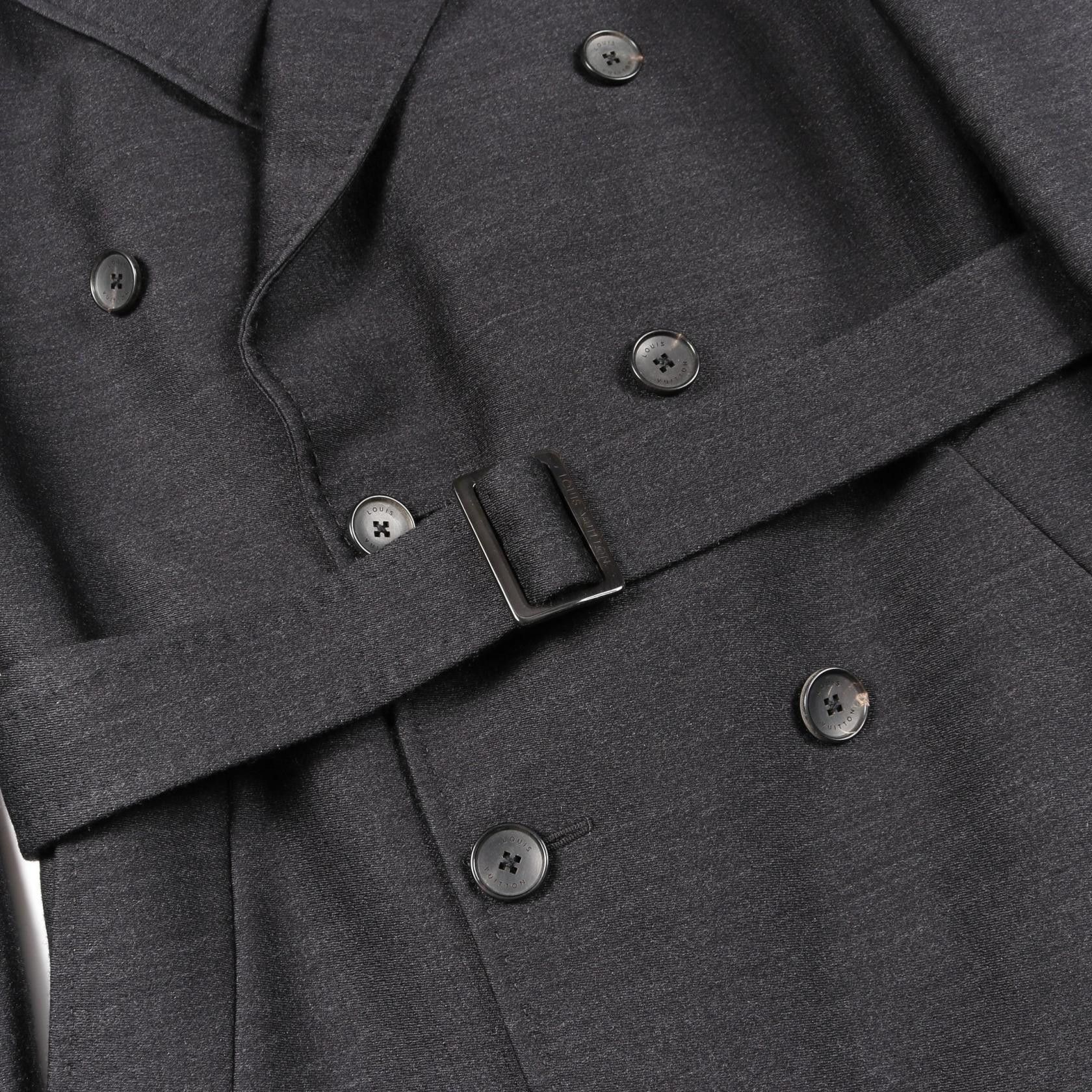 Louis Vuitton Louis Vuitton Louis Vuitton Wool Coat Textile Outerwear DUTY FREE for USA Size ONE SIZE - 9 Thumbnail