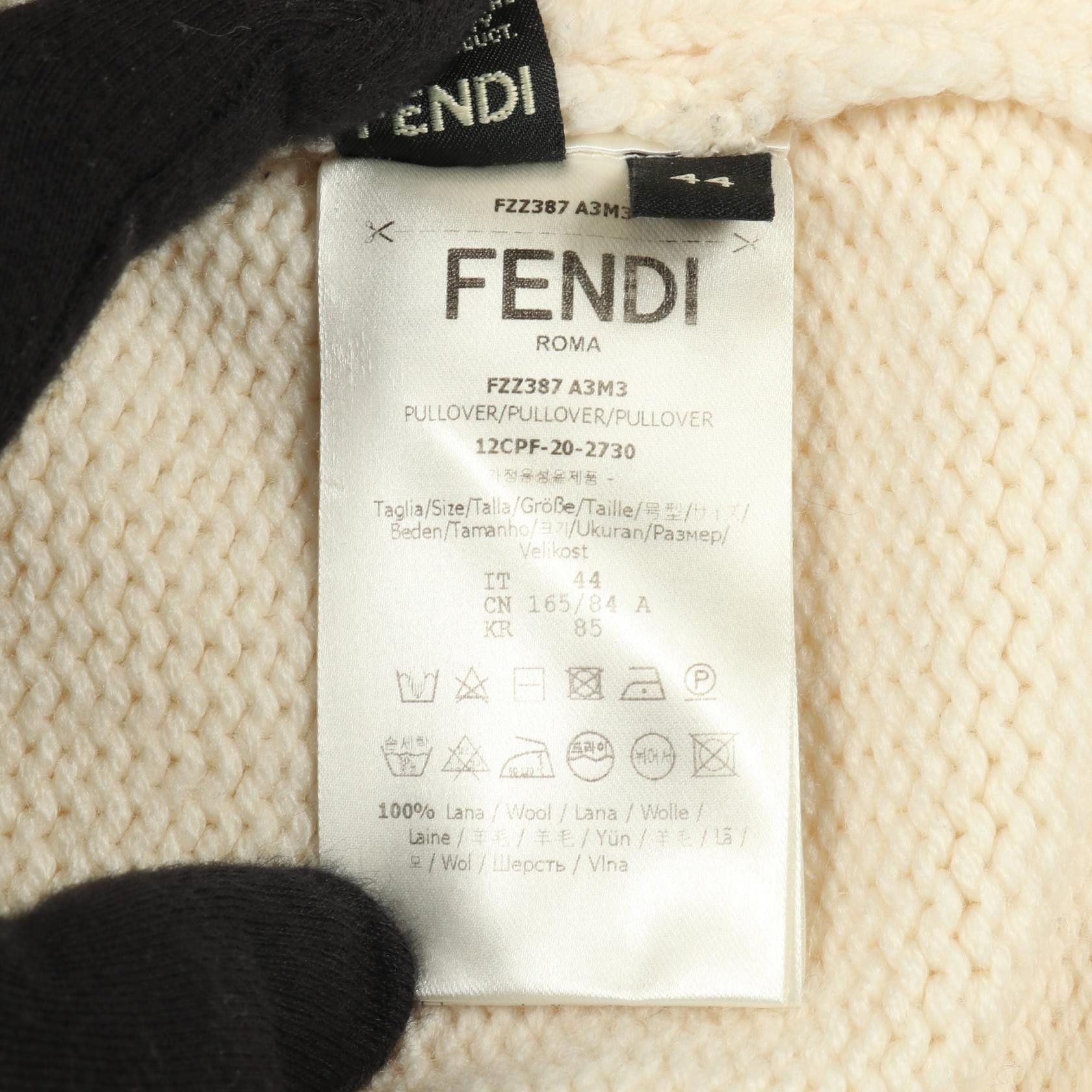 Fendi Fendi Fendi Wool Knit Top Textile Tops DUTY FREE for USA Size ONE SIZE - 4 Thumbnail