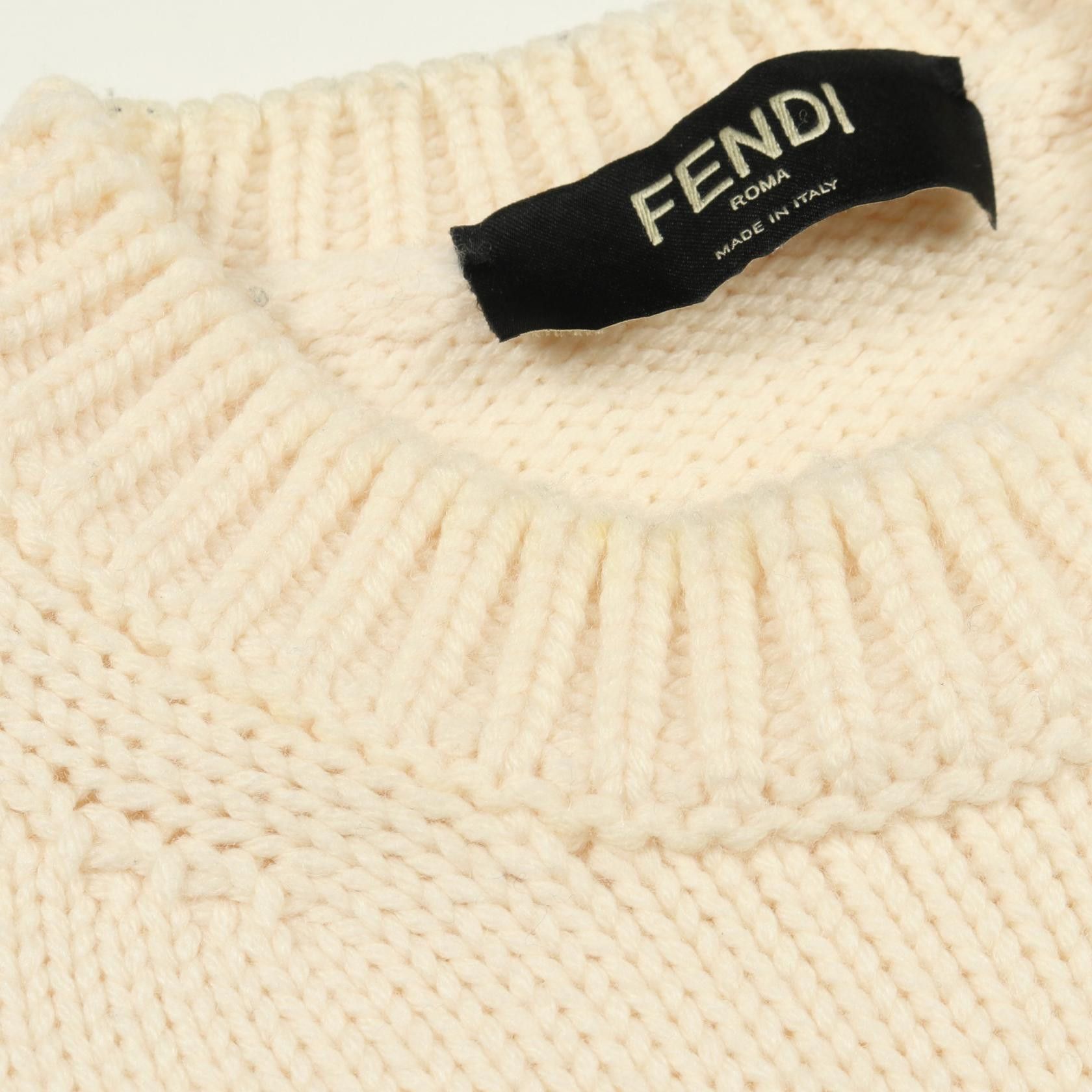 Fendi Fendi Fendi Wool Knit Top Textile Tops DUTY FREE for USA Size ONE SIZE - 8 Thumbnail
