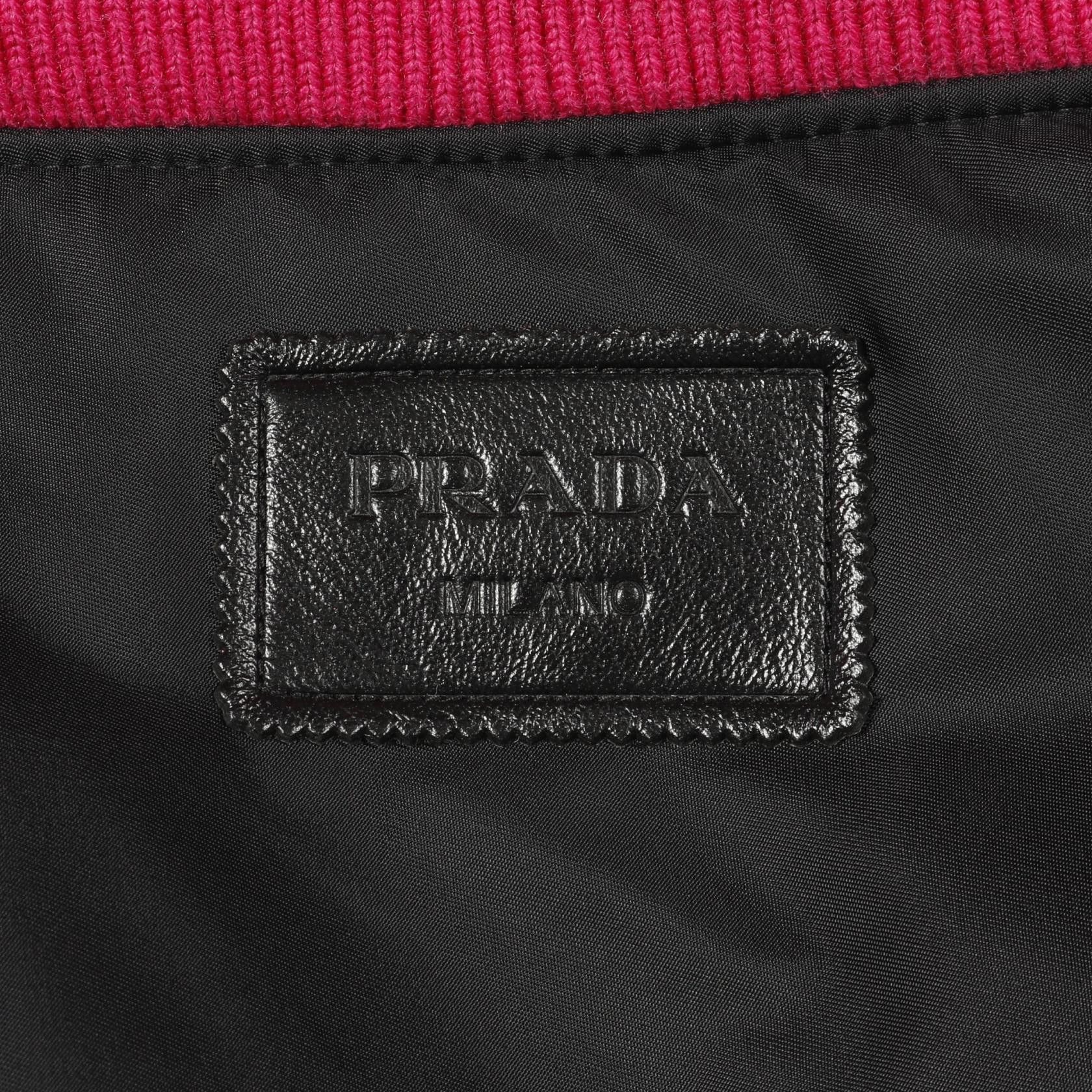 Prada Prada Prada Nappa Leather Jacket Leather Outerwear DUTY FREE for USA Size ONE SIZE - 3 Thumbnail