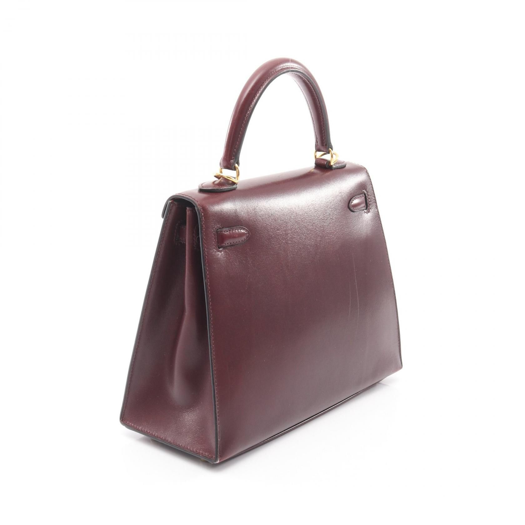 Hermes Hermes Hermes Kelly25 Box Calf Leather Handbag L DUTY FREE for USA Size ONE SIZE - 2 Thumbnail