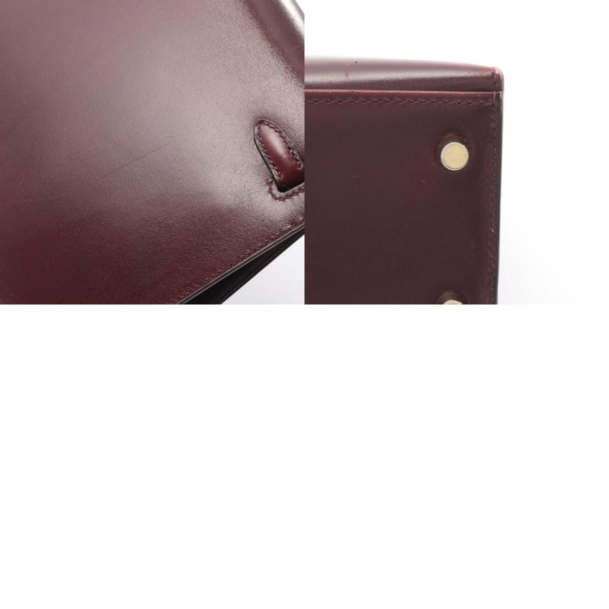 Hermes Hermes Hermes Kelly25 Box Calf Leather Handbag L DUTY FREE for USA Size ONE SIZE - 10 Thumbnail