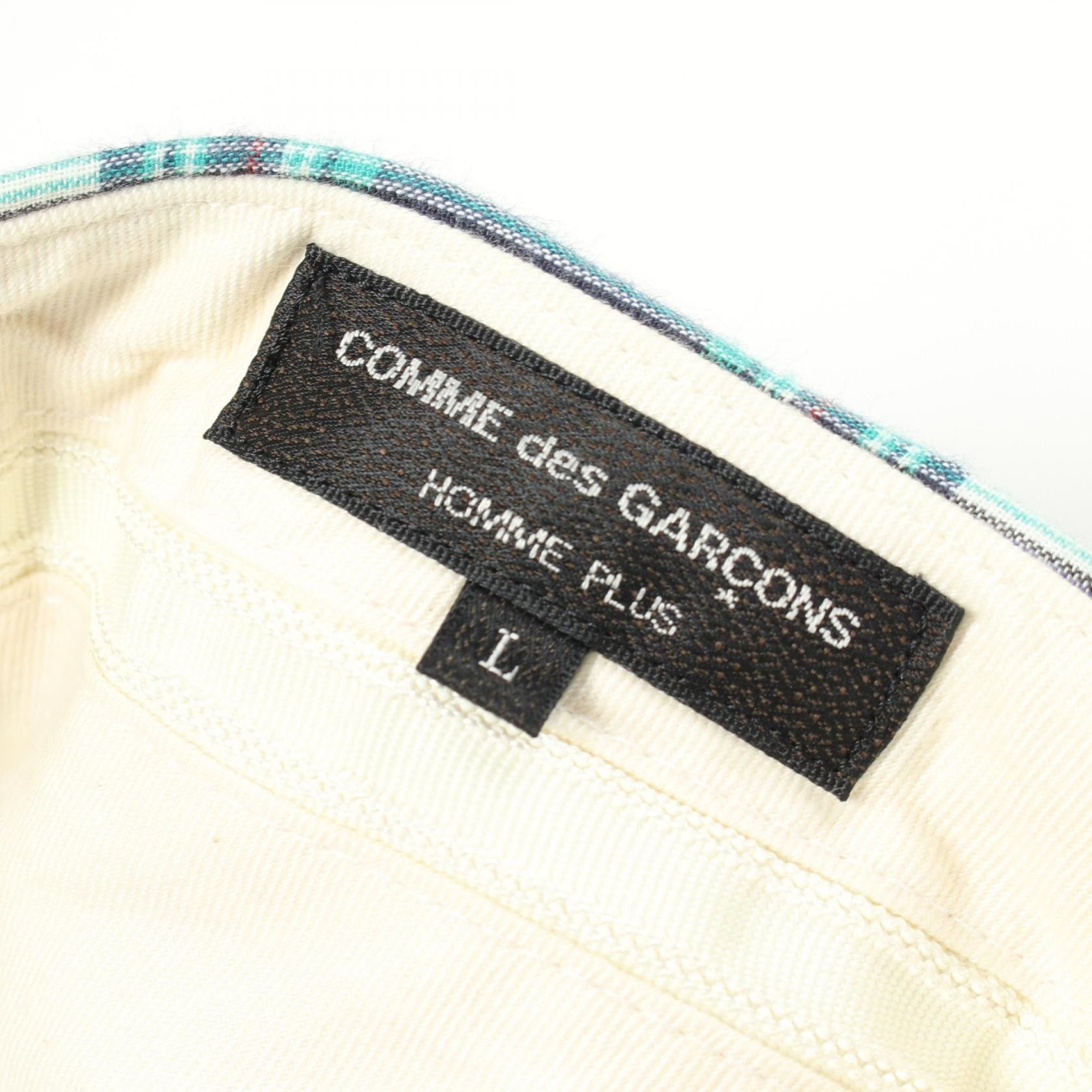 Comme des Garcons Comme des Garcons Comme des GARCONS HOMME PLUS Cotton Pants Textile Pants PA-P045 DUTY FREE for USA Size ONE SIZE - 3 Thumbnail