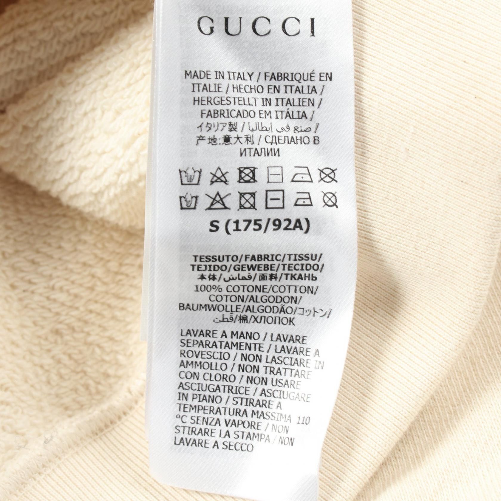 Gucci Gucci Gucci Higuchi Yuko Cotton Sweatshirt Textile Sweatshirts & Hoodies DUTY FREE for USA Size ONE SIZE - 4 Thumbnail