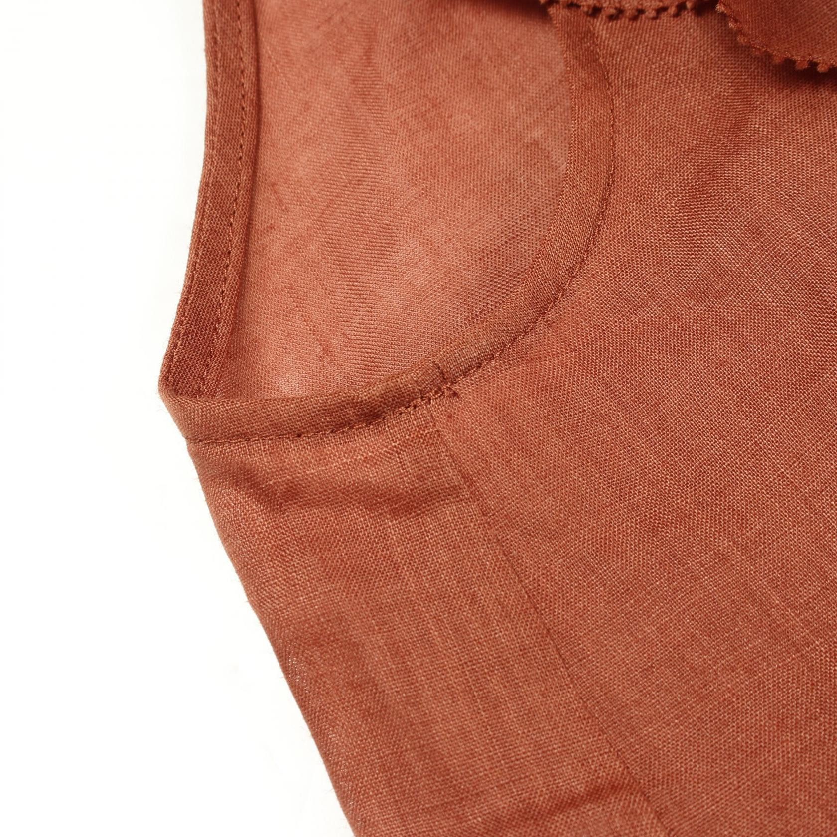 Other Other Drawer Lawn Ruffle Sleeveless Blouse Textile Tops 6521-299-1090 DUTY FREE for USA Size ONE SIZE - 7 Thumbnail