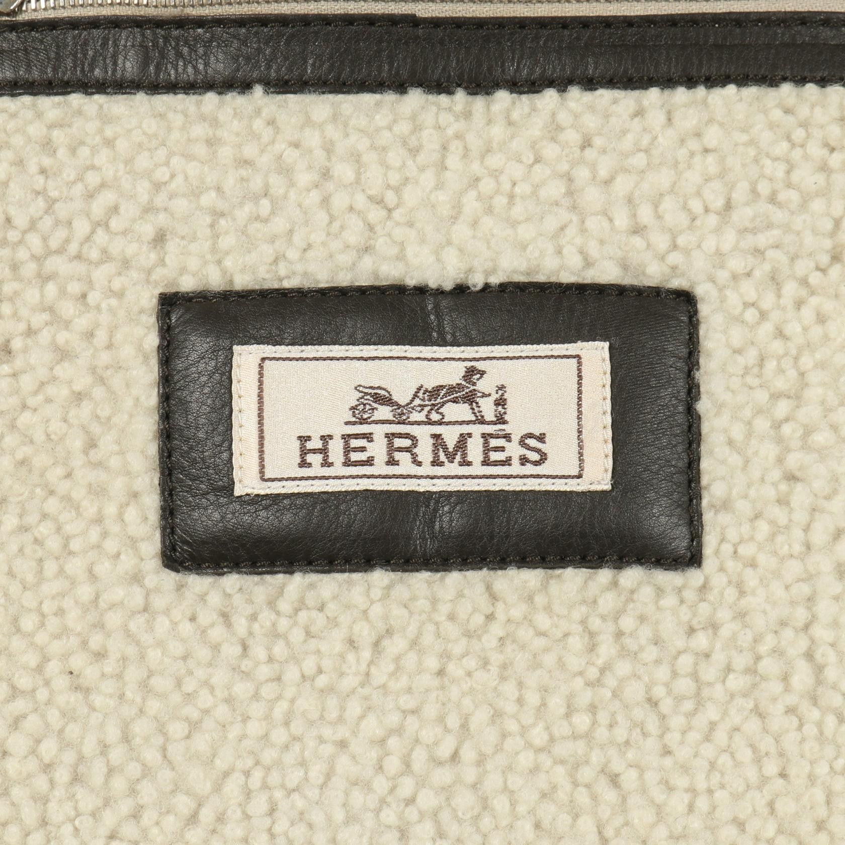 Hermes Hermes Hermes Shearling Leather Vest Leather Tops DUTY FREE for USA Size ONE SIZE - 3 Thumbnail