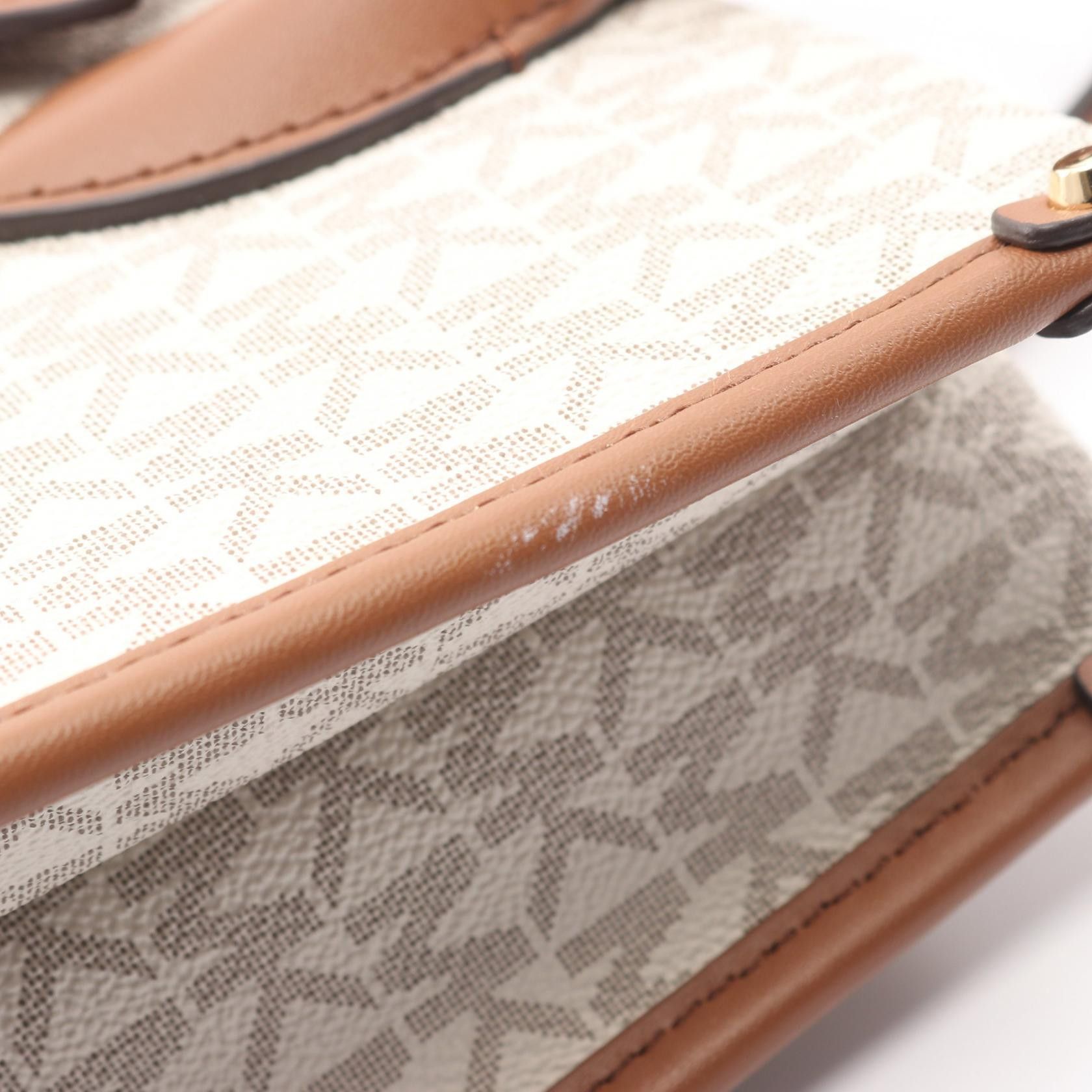 Michael Kors Michael Kors Michael Kors MIRELLA S PVC Coated Canvas Leather Handbag Textile Handbag 35F2G7ZC5B DUTY FREE for USA Size ONE SIZE - 8 Thumbnail