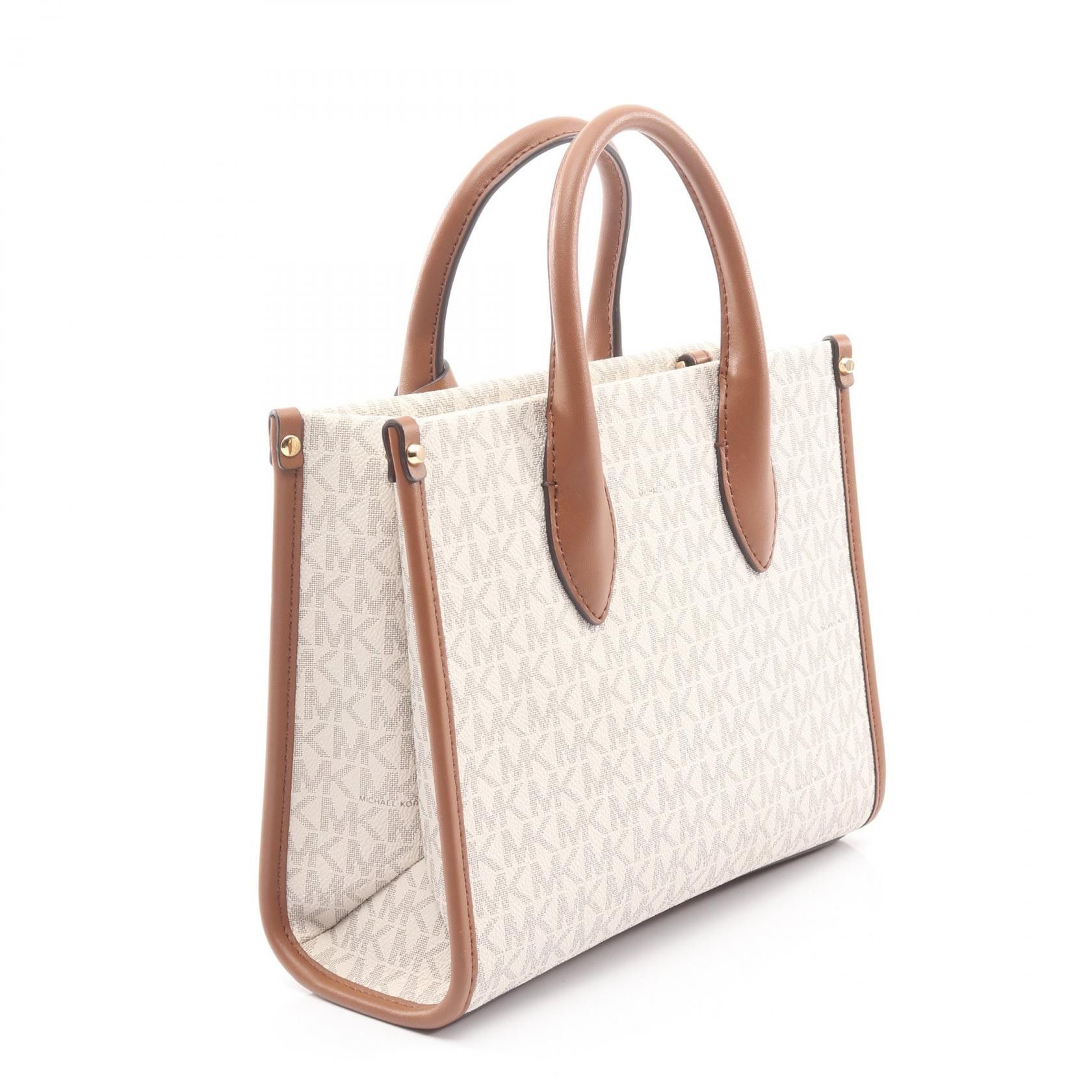 Michael Kors Michael Kors Michael Kors MIRELLA S PVC Coated Canvas Leather Handbag Textile Handbag 35F2G7ZC5B DUTY FREE for USA Size ONE SIZE - 2 Thumbnail