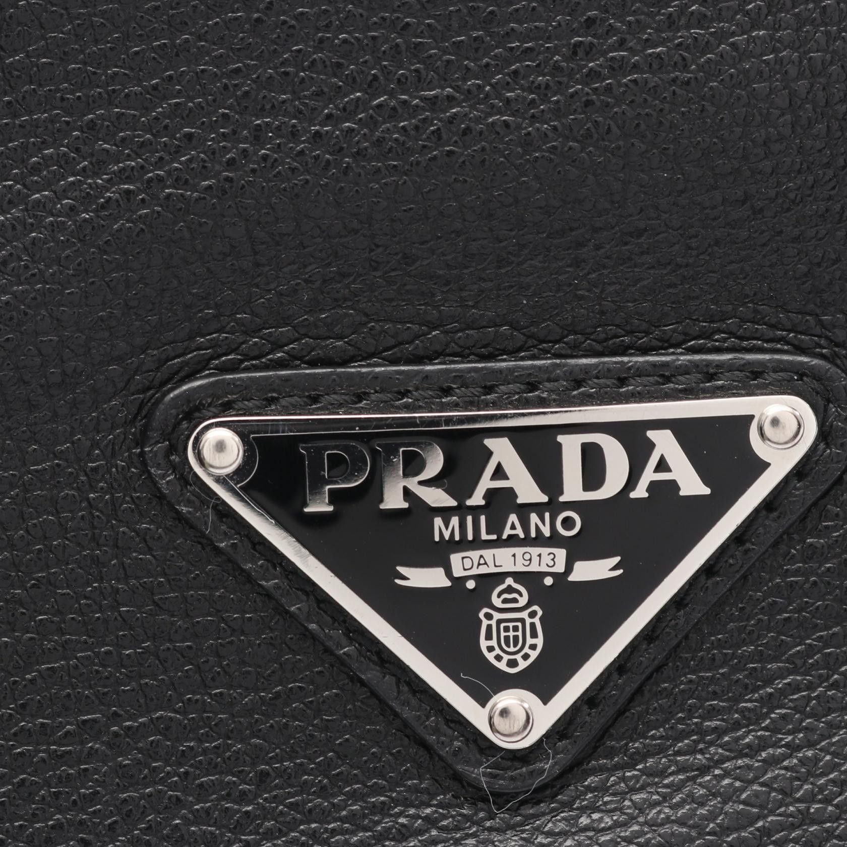 Prada Prada Prada GLACE'CALF Leather Shoulder Bag Leather Shoulder Bag 1BD296 DUTY FREE for USA Size ONE SIZE - 5 Thumbnail