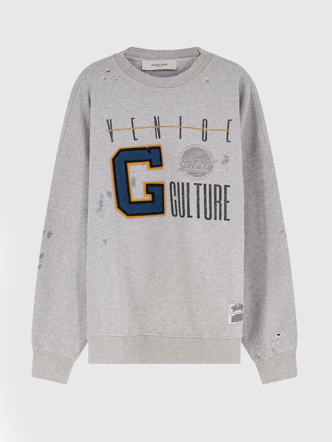 Golden Goose Golden Goose Sweatshirt Men Grey Size US XL / EU 56 / 4 - 2 Thumbnail