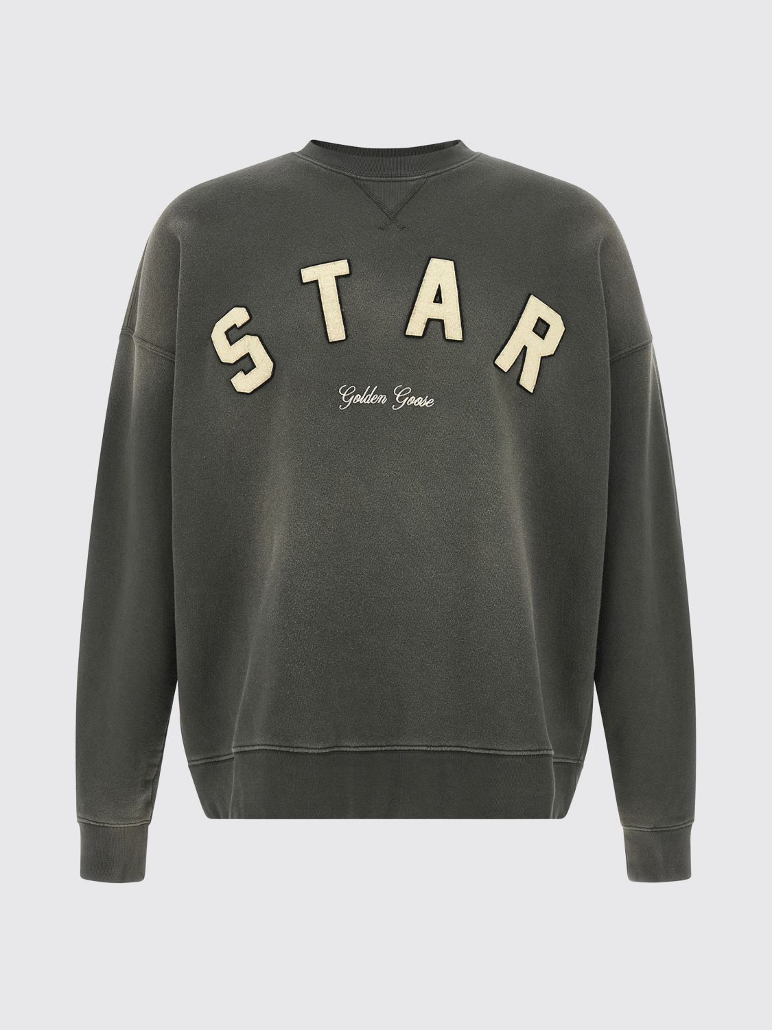 Golden Goose Golden Goose Sweatshirt Men Charcoal Size US XL / EU 56 / 4 - 2 Thumbnail