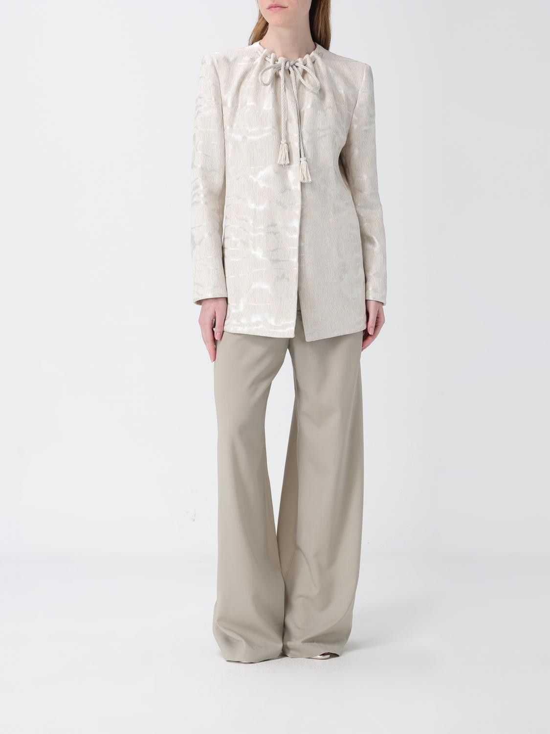 Giorgio Armani Giorgio Armani Jacket Woman Natural Size M / US 6-8 / IT 42-44 - 2 Thumbnail