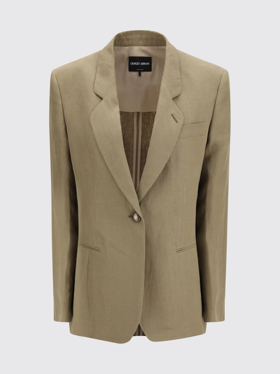 Giorgio Armani Giorgio Armani Jacket Woman Grey Size L / US 10 / IT 46 - 2 Thumbnail