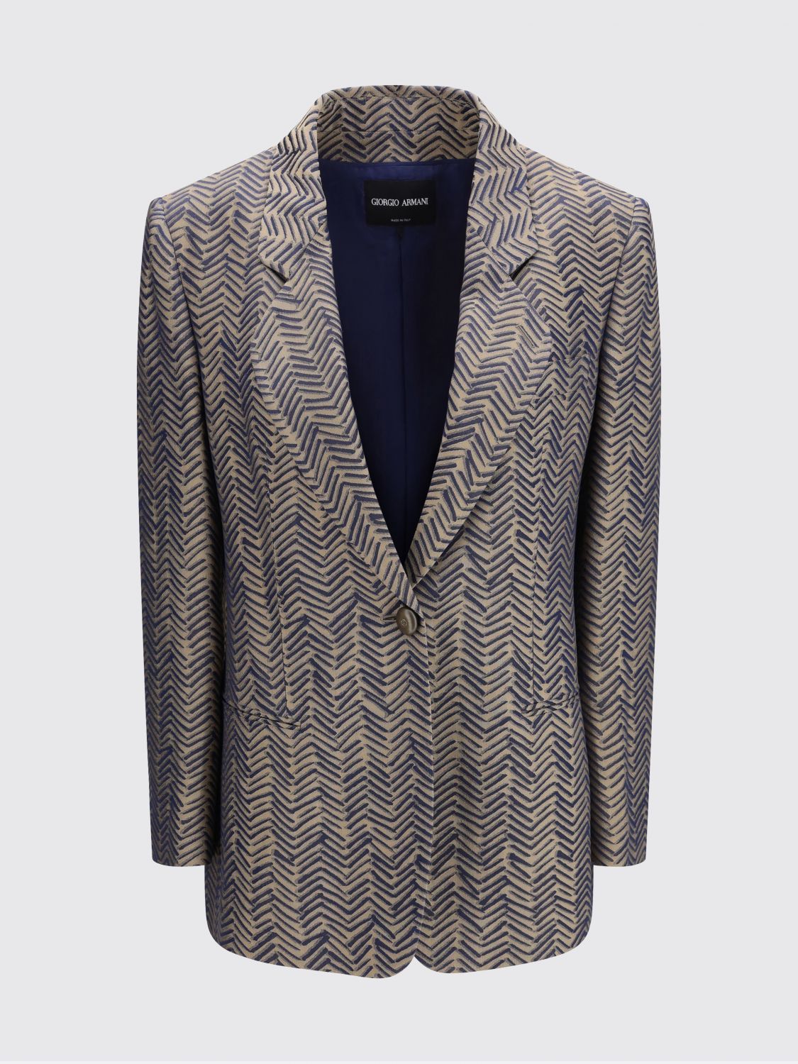 Giorgio Armani Giorgio Armani Jacket Woman Blue Size M / US 6-8 / IT 42-44 - 2 Thumbnail