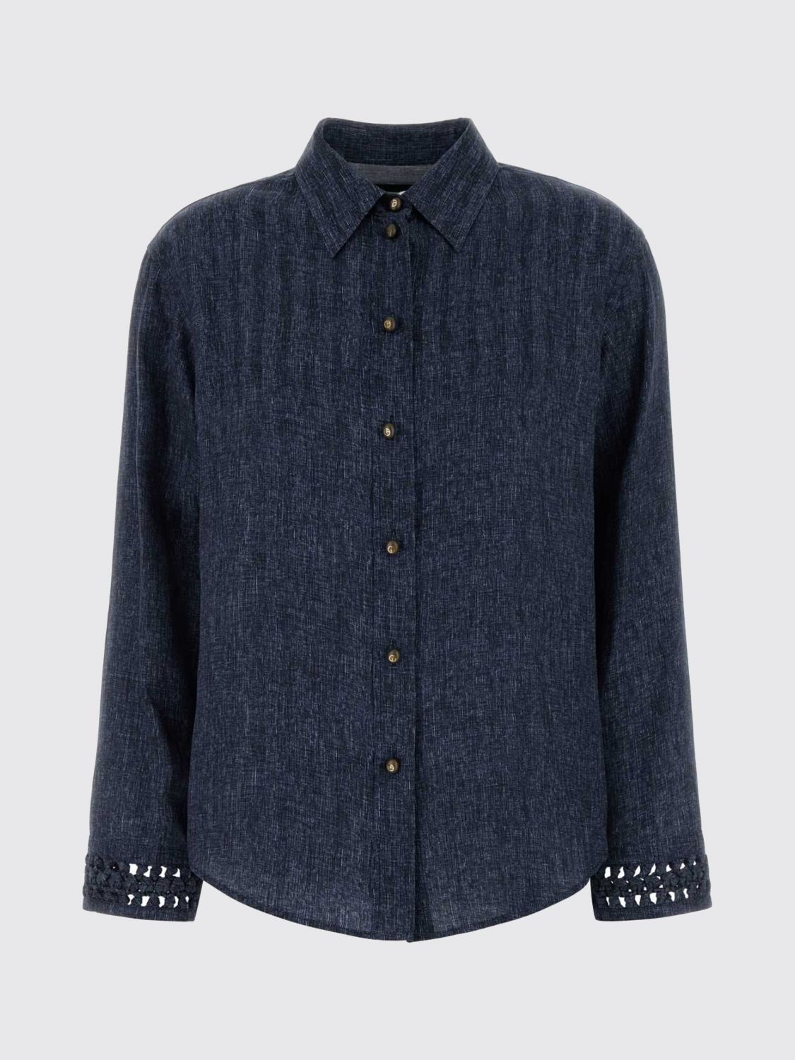 Giorgio Armani Giorgio Armani Shirt Woman Denim Size S / US 4 / IT 40 - 2 Thumbnail