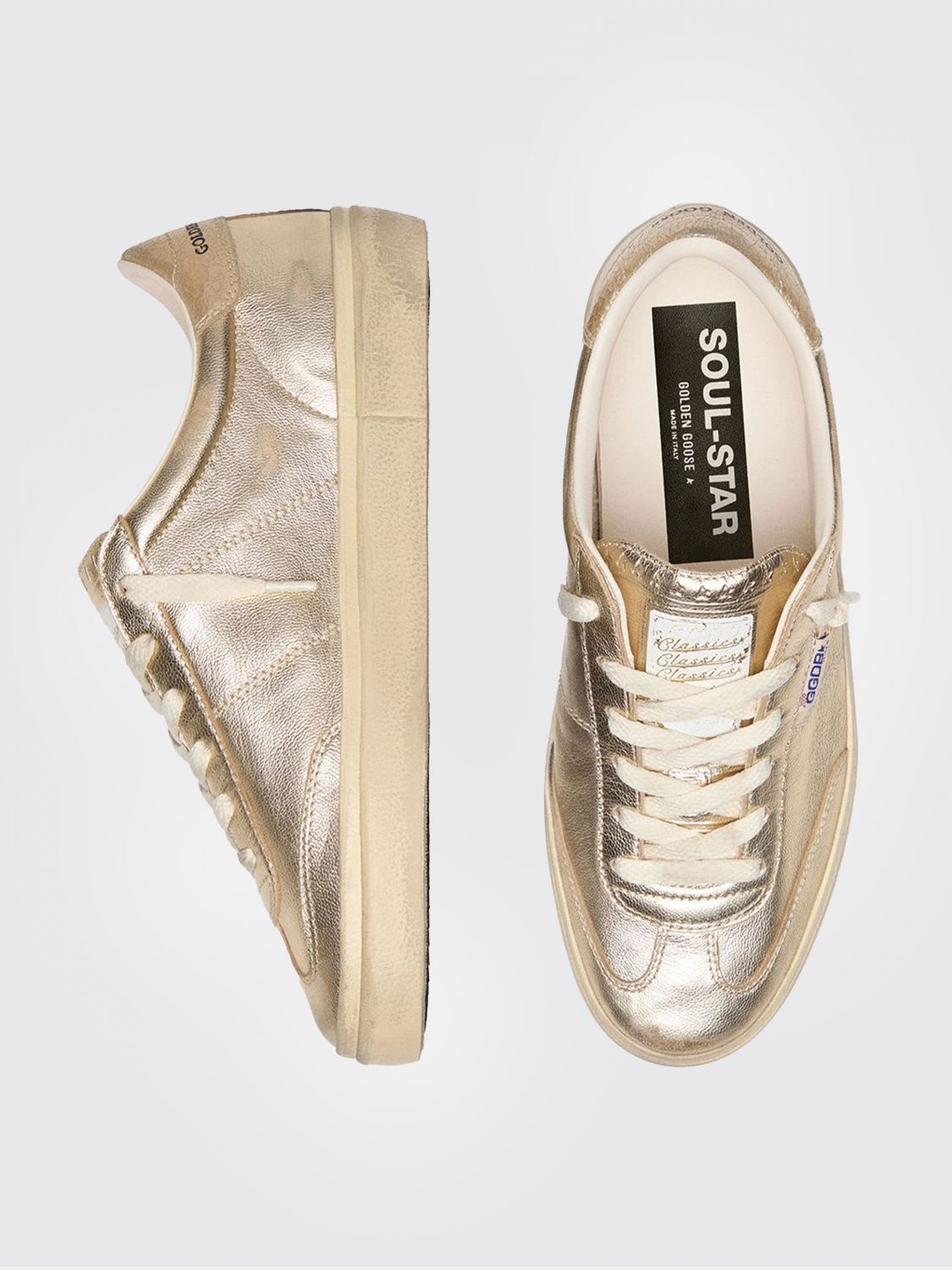 Golden Goose Golden Goose Sneakers Woman Platinum Size US 7 / IT 37 - 3 Thumbnail